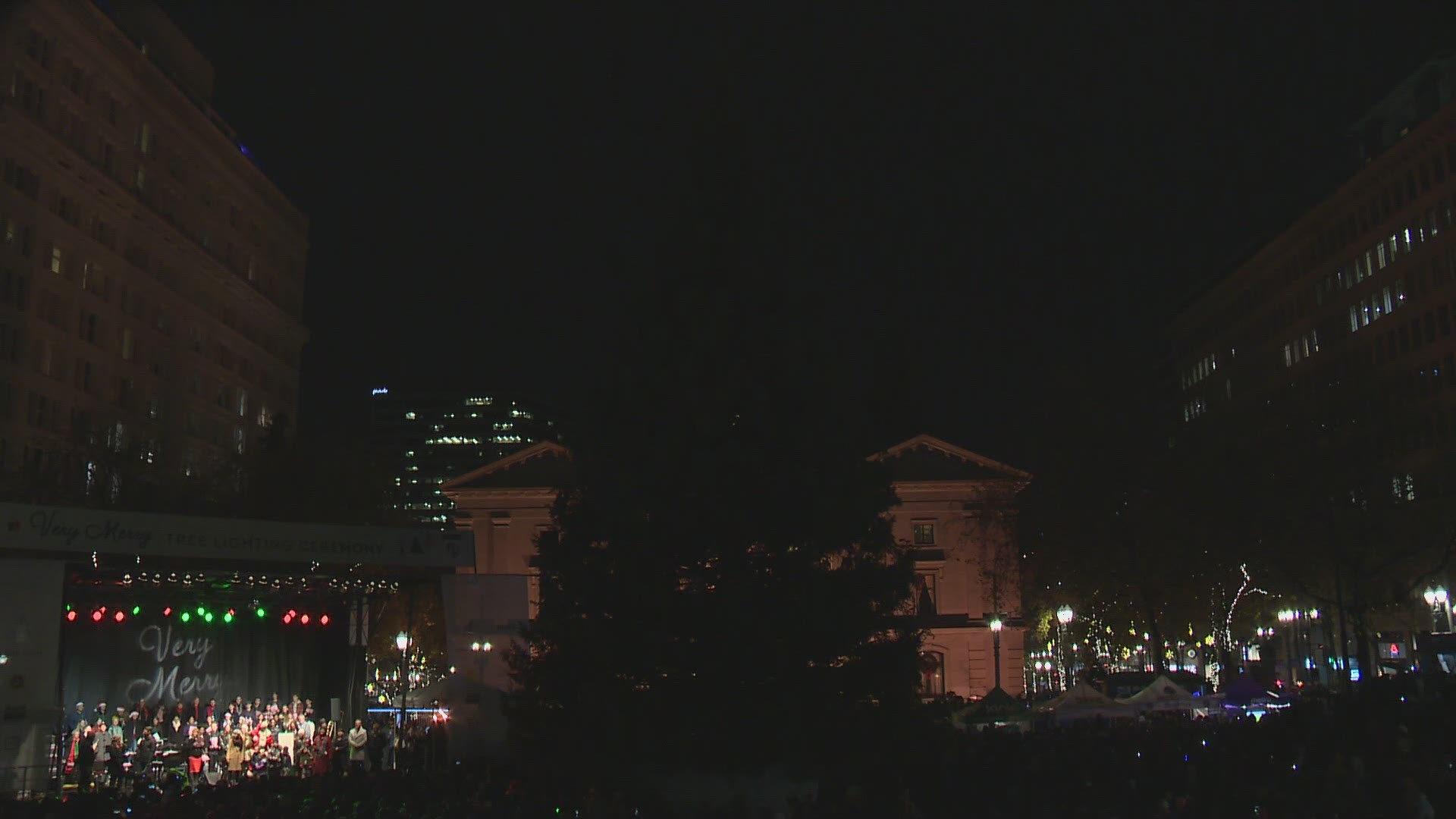 2018 Portland Christmas tree lighting