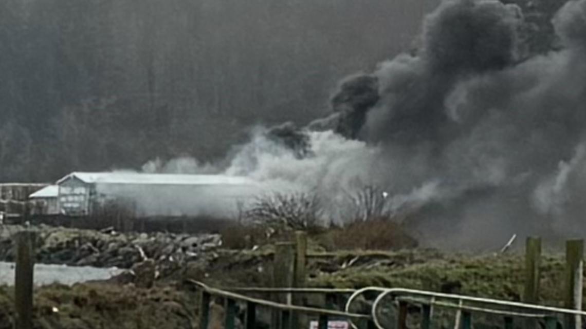 Fire breaks out at Port of Ilwaco | kgw.com