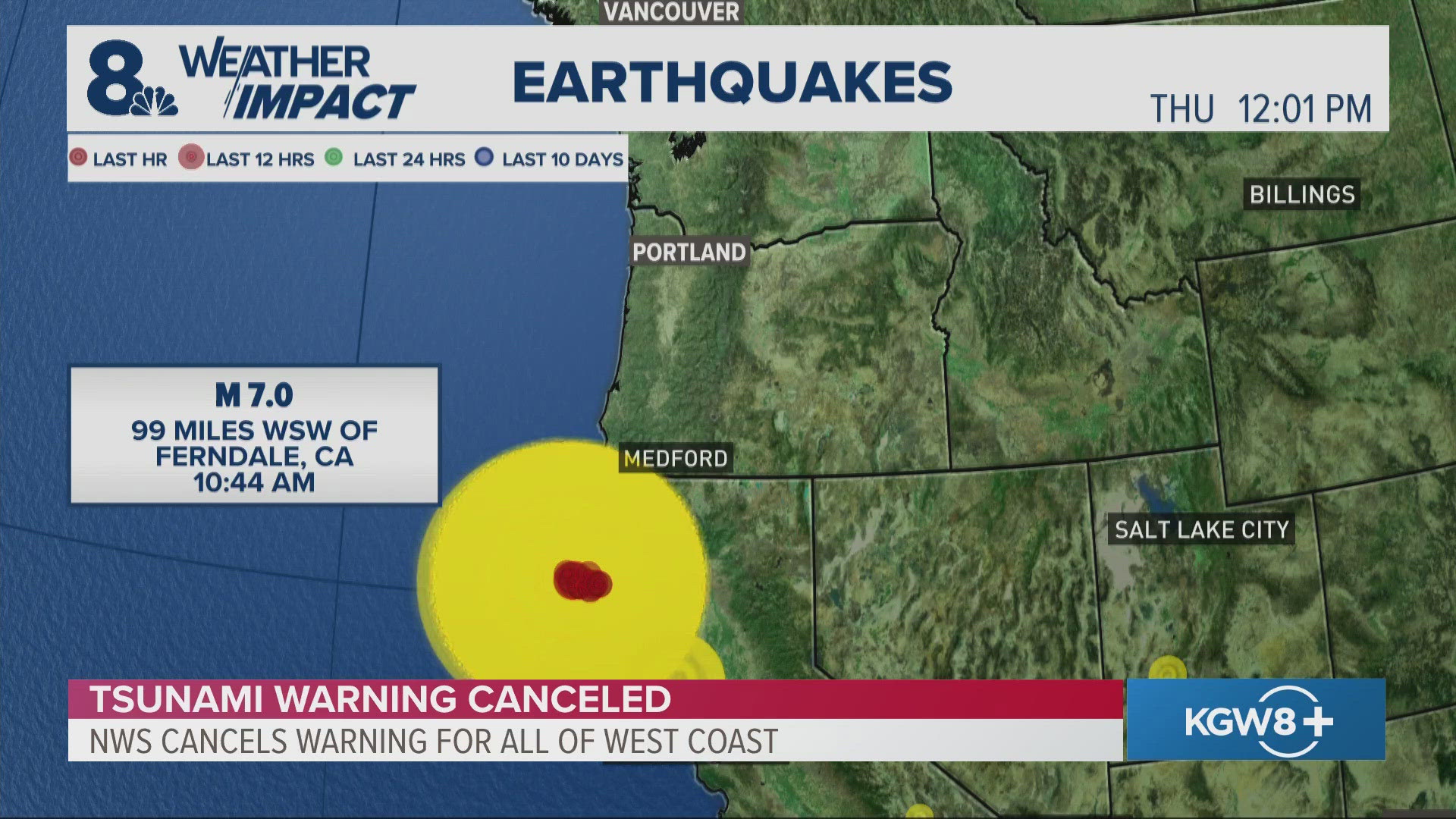 Tsunami eureka today