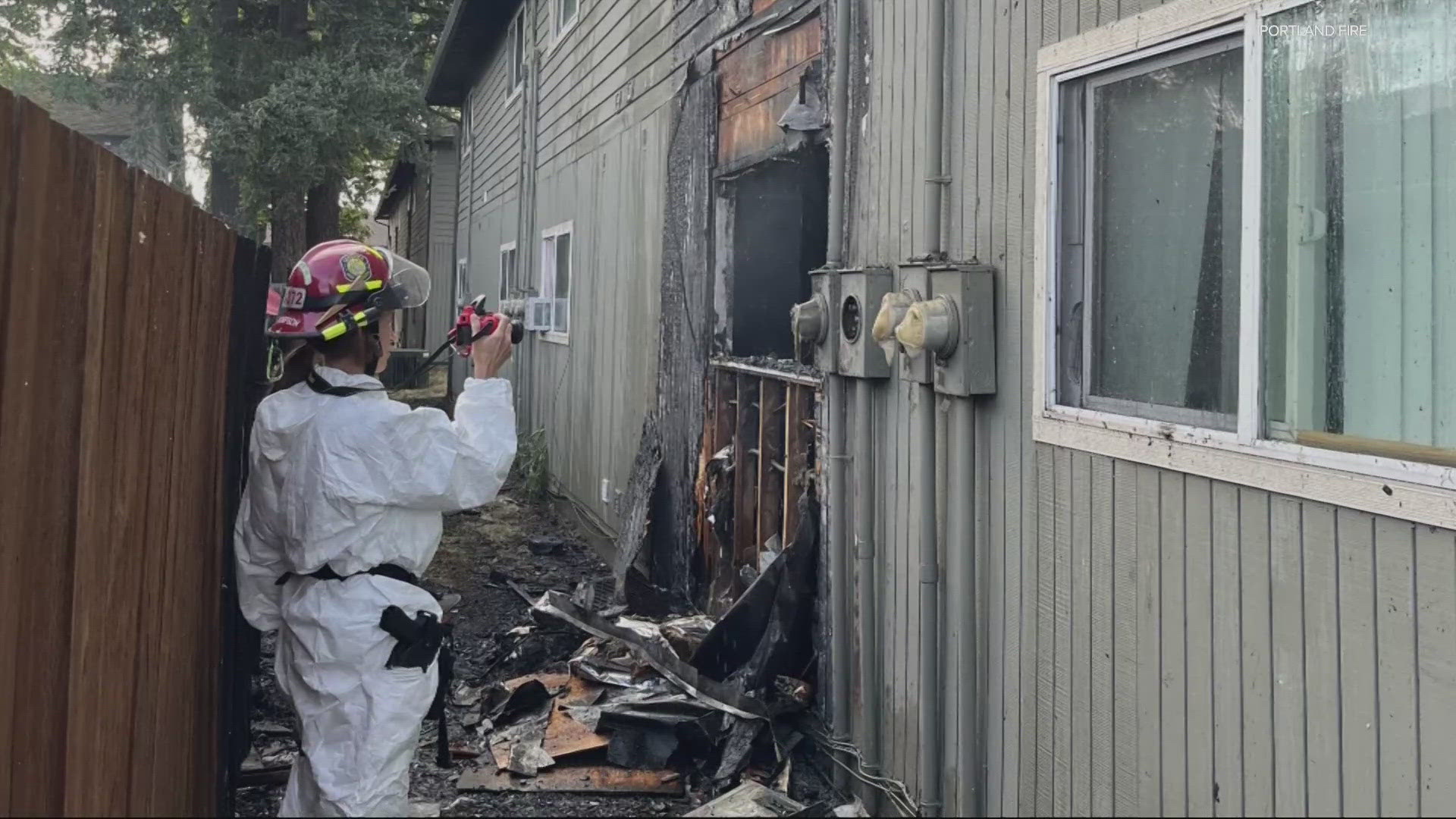 Portland Fire & Rescue (PF&R) responded to a structural fire on Southeast 72nd Avenue, and when they arrived, a second-alarm response was requested.