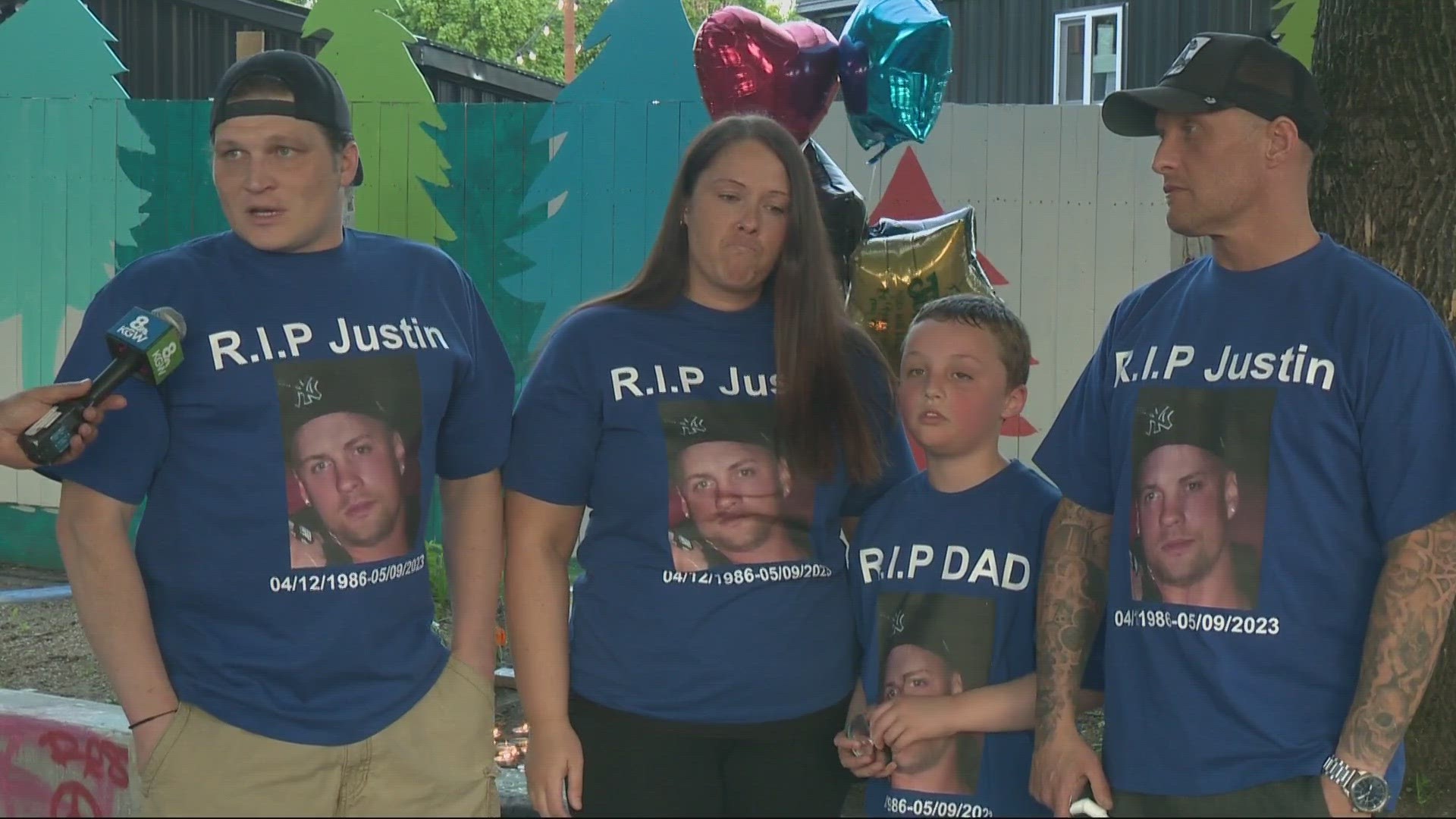 Police identified the victim of the May 9 shooting as Justin Joki, who leaves behind a nine-year-old son.
