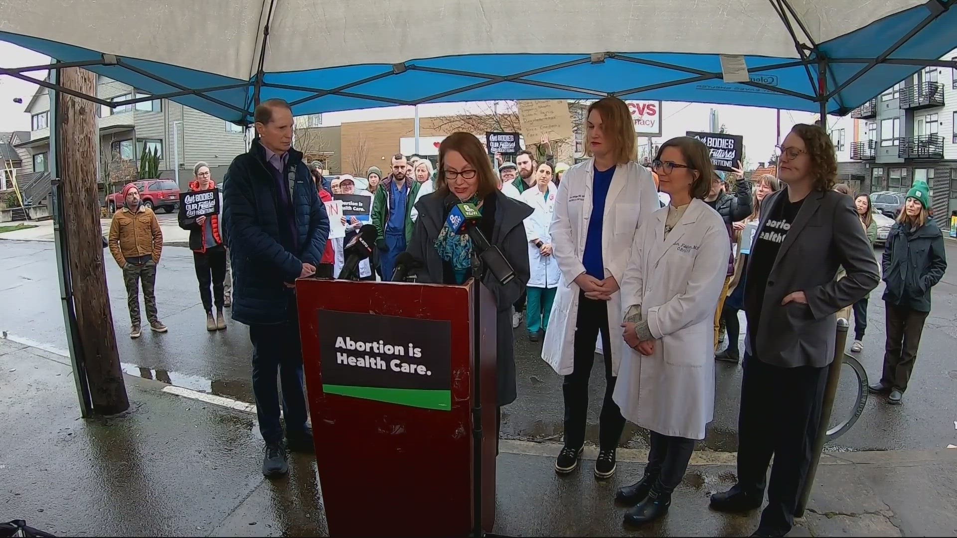 Senator Ron Wyden and Attorney General Ellen Rosenblum spoke out against against a federal lawsuit that aims to end the distribution of mifepristone