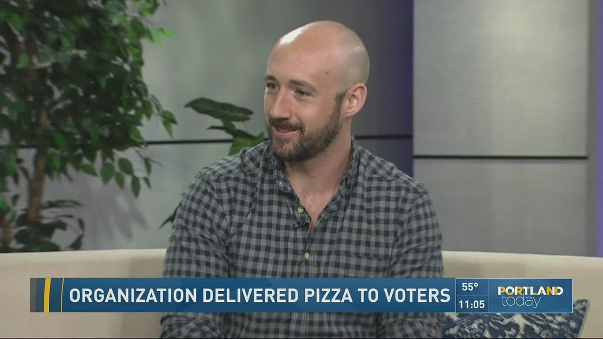 Group Delivered Pizza to Voters