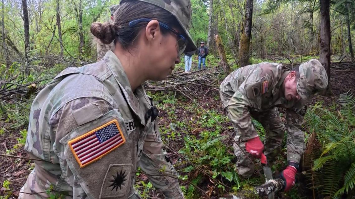 Clackamas County, Oregon National Guard team up to prevent wildfires in Happy Valley