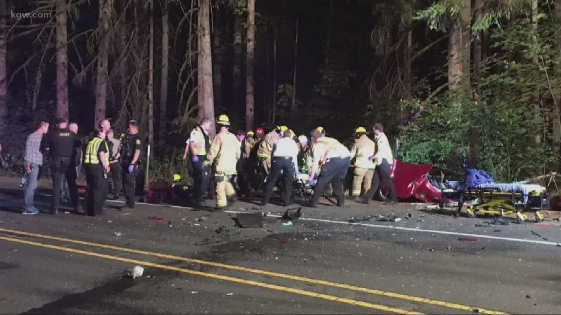 Three killed in head-on crash near Banks