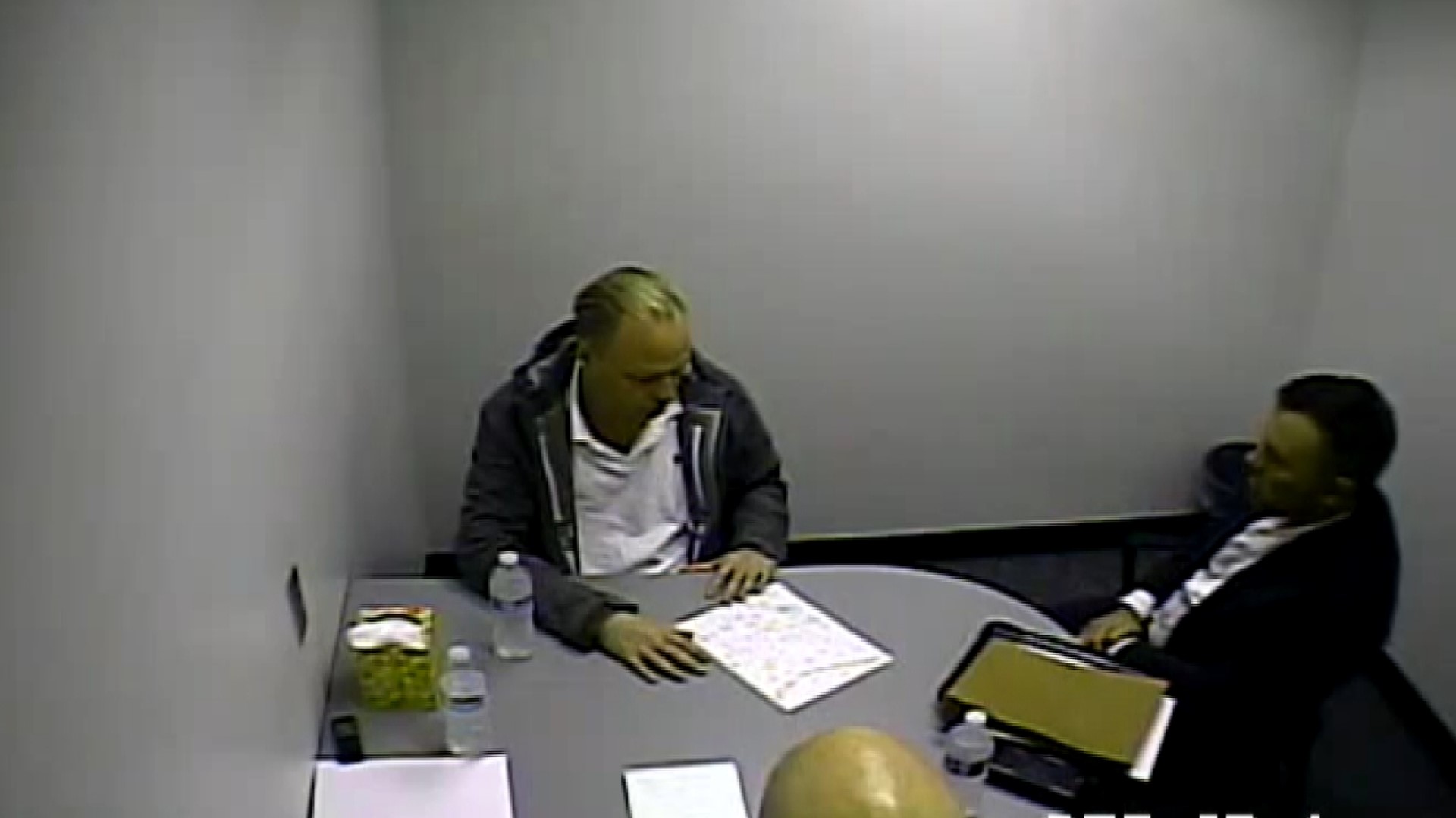 Two segments from Geoffrey Hammond's interview with detectives, included in court records.