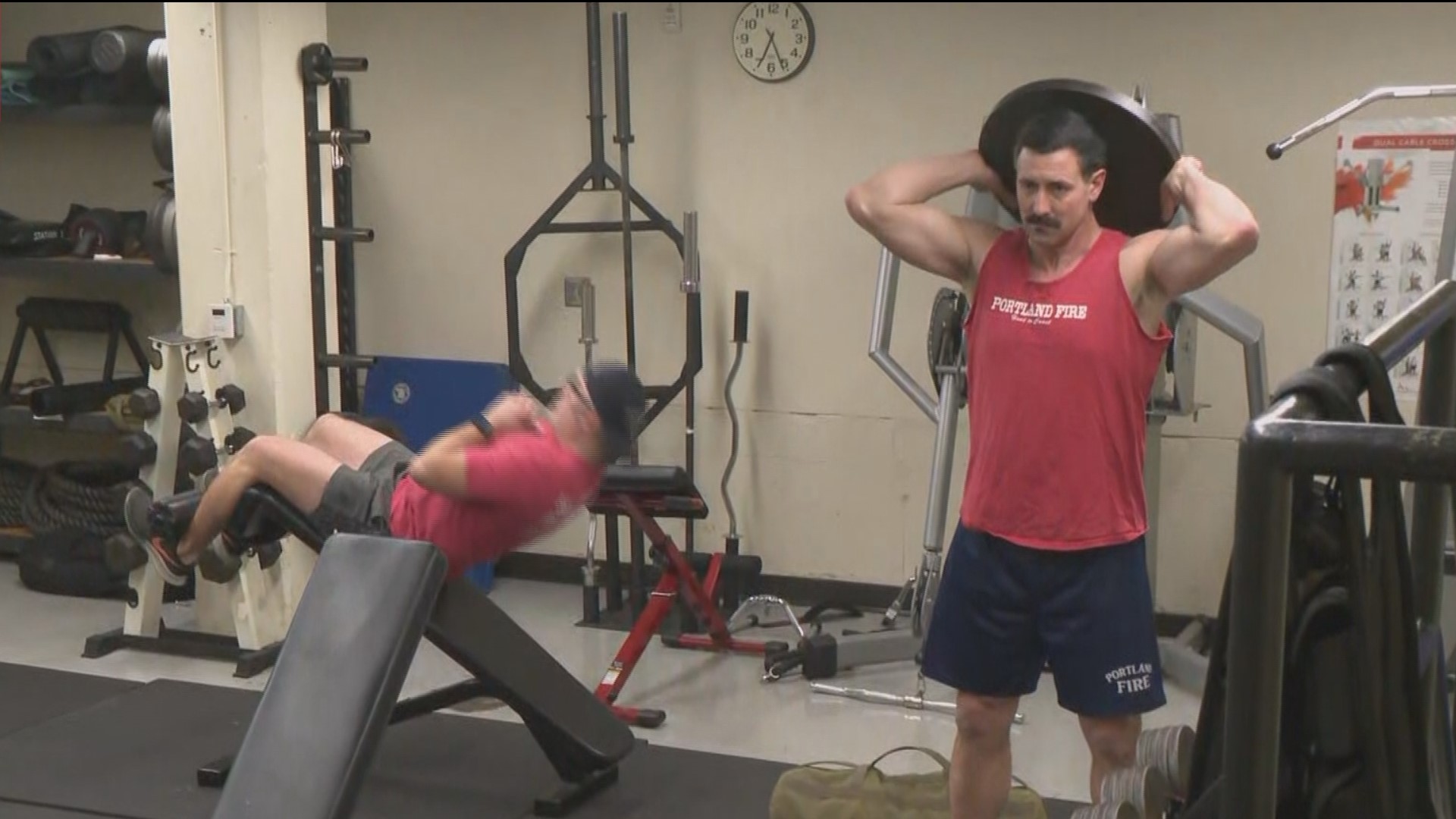 From cooking in the kitchen to working out, the KGW Sunrise team had the chance to see what goes on inside Portland Fire and Rescue Station 1 along Naito Parkway.