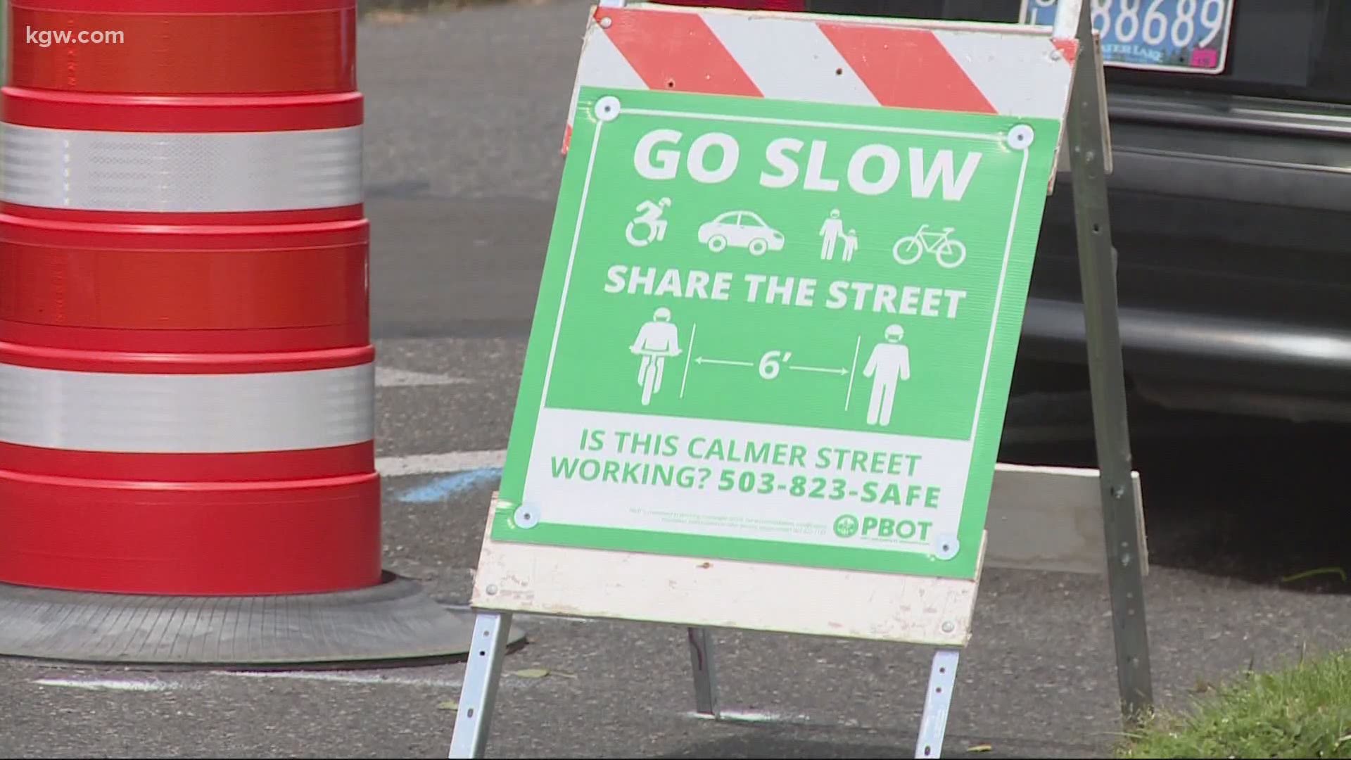 Portland launched the "Slow Streets, Safe Streets" initiative during the pandemic to limit traffic on some roads.