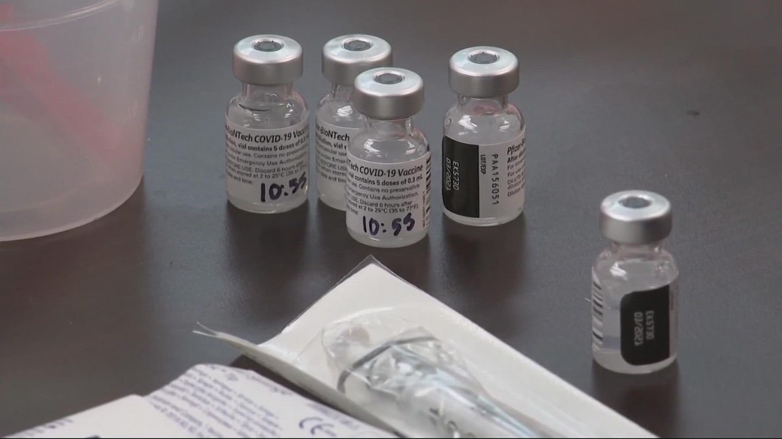 What are the latest vaccination rates in Oregon?