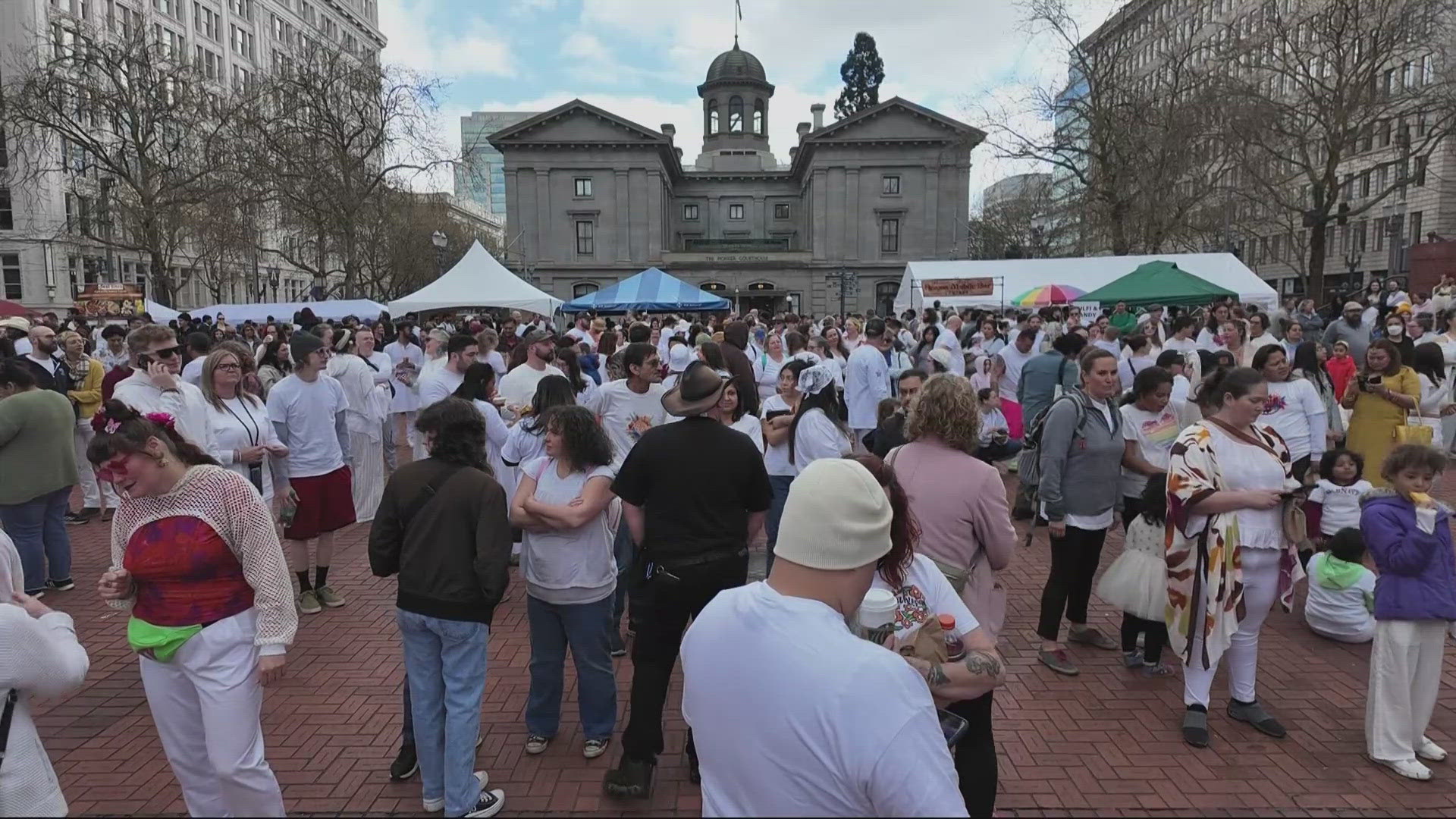“The festival of colors” is one of India’s biggest Hindu celebrations. The festival in Portland will continue on Sunday.