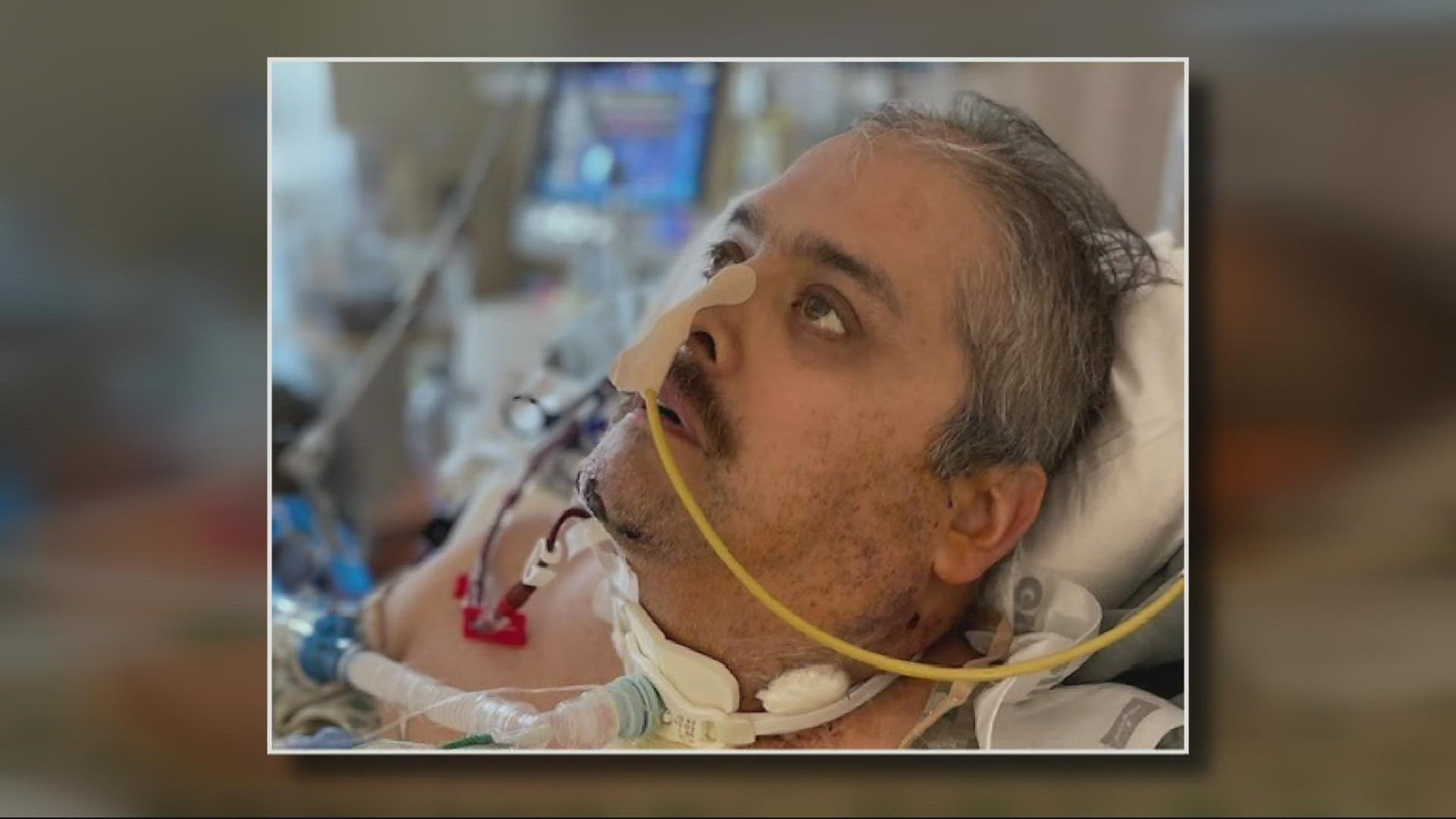 49-year-old David Alvarez spent more than 80 days in the intensive care unit at Salem Health. Morgan Romero shares his coronavirus treatment and recovery story.