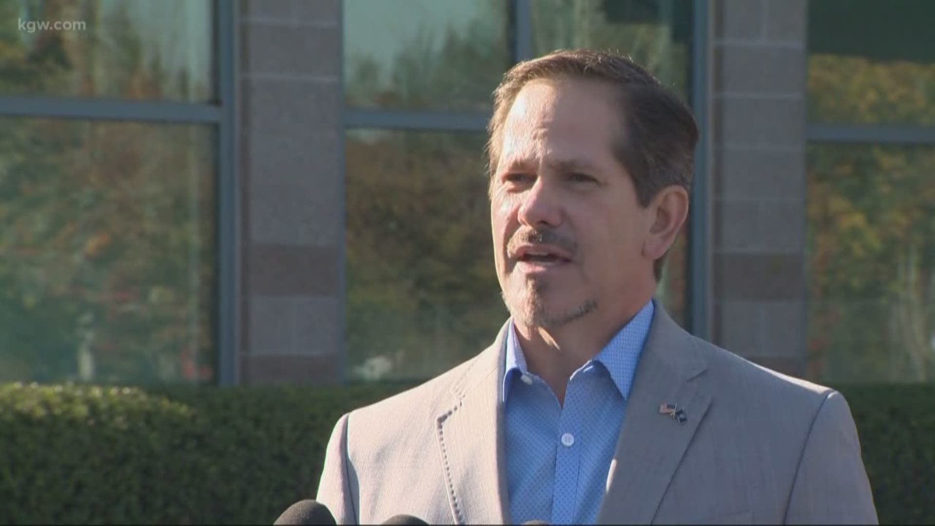 Republican governor candidate Knute Buehler wants to use the empty Wapato jail to house the homeless and called on his opponent Kate Brown to also endorse the plan.
