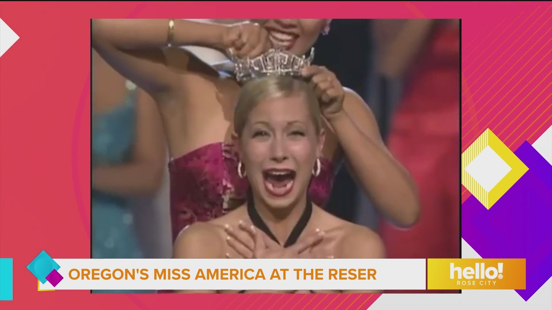 The show, called Bring My Crown, is about Harman's time as Oregon's Miss America and the 20 years since