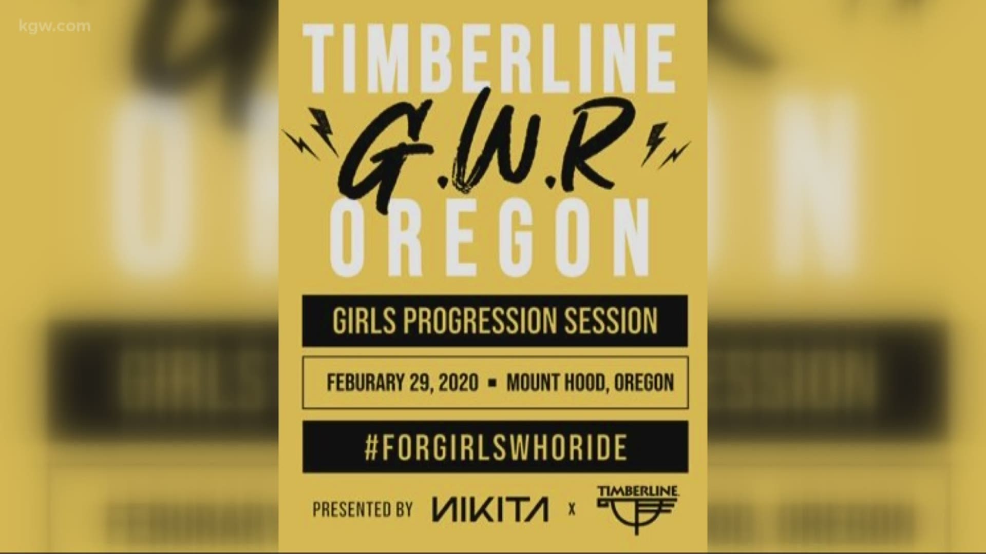 “Girls Who Ride” is coming to Mt. Hood for a fun and free event for the public on Feb. 29th. 

https://www.timberlinelodge.com/events
#TonightwithCassidy