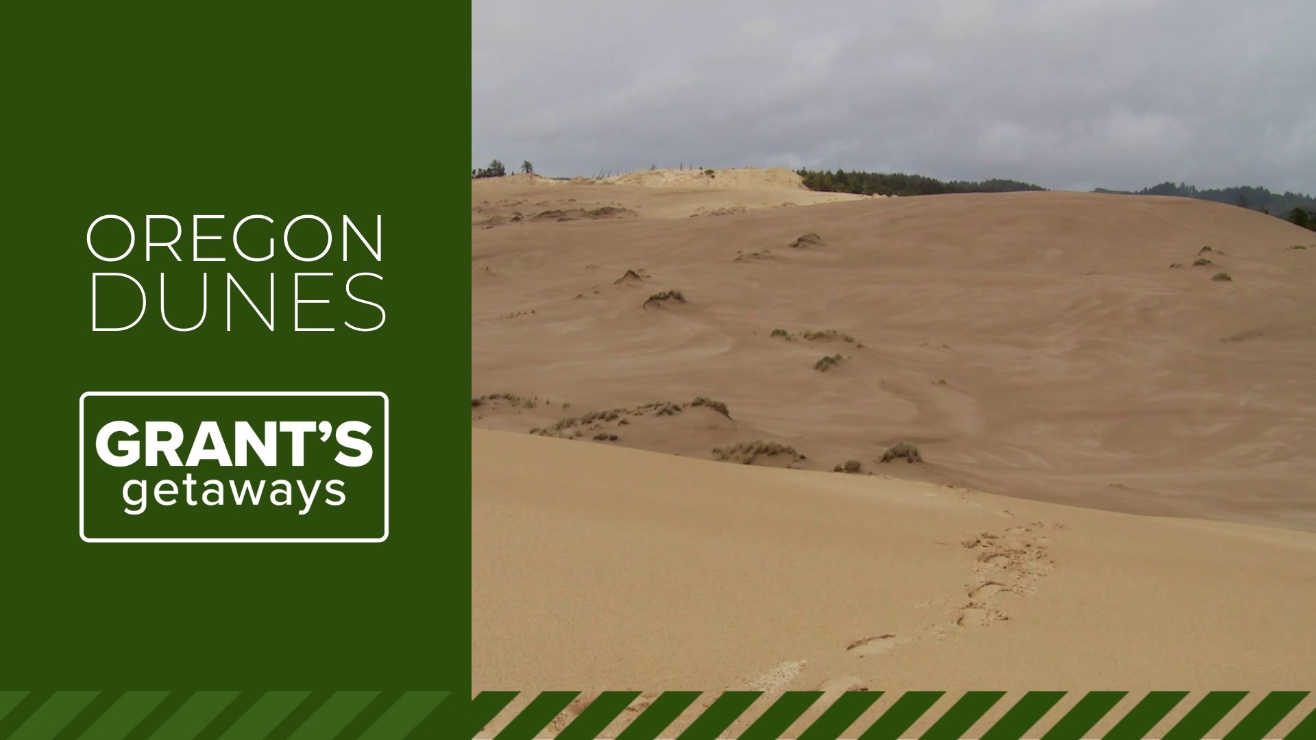 The Oregon Dunes National Recreation Area covers 42-miles from Florence to Coos Bay. It is an Oregon landmark for outdoor recreation.