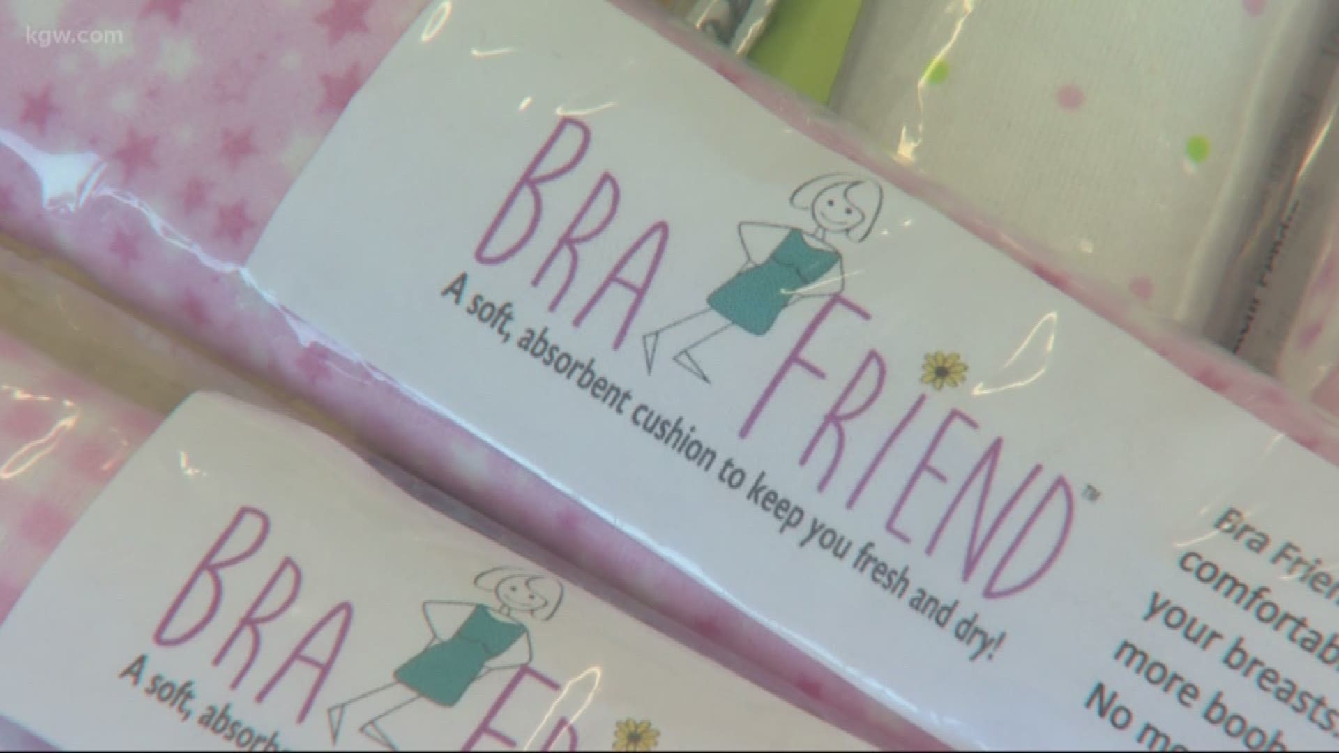 The creator of Bra Friend came up with the product after getting a painful rash. She said it helps to absorb moisture and keep the under-breast area cool.
