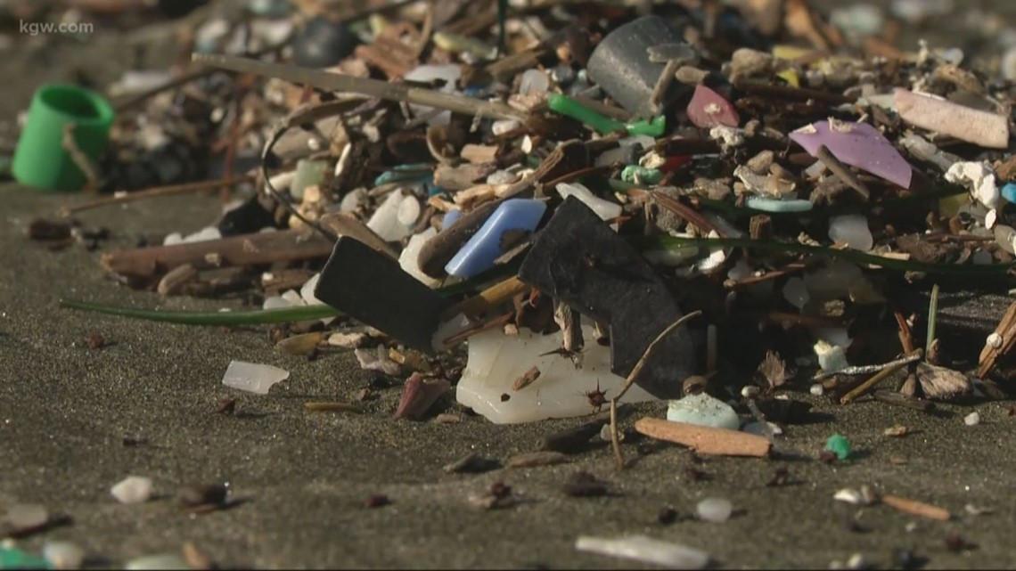High tides litter Oregon beaches with trash | kgw.com