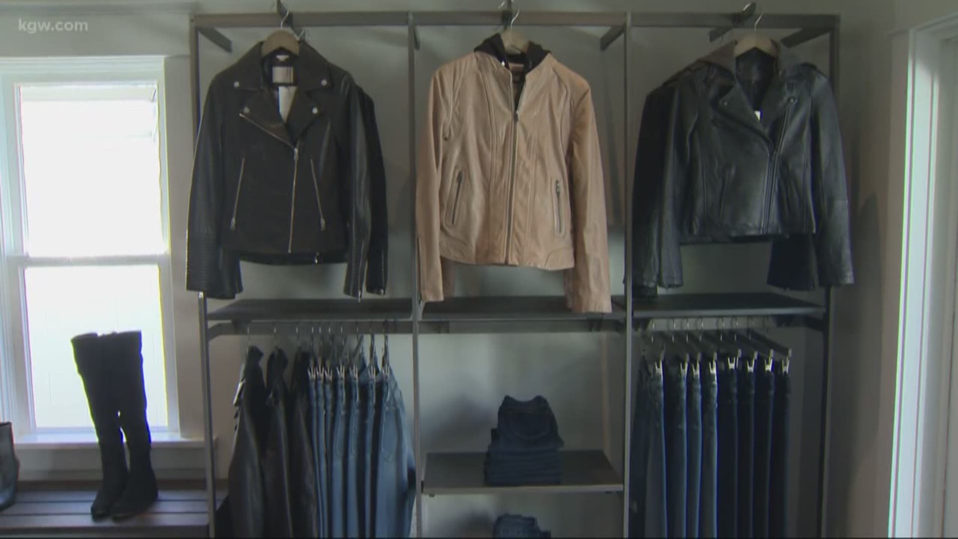 Clothing store gives profits to charity