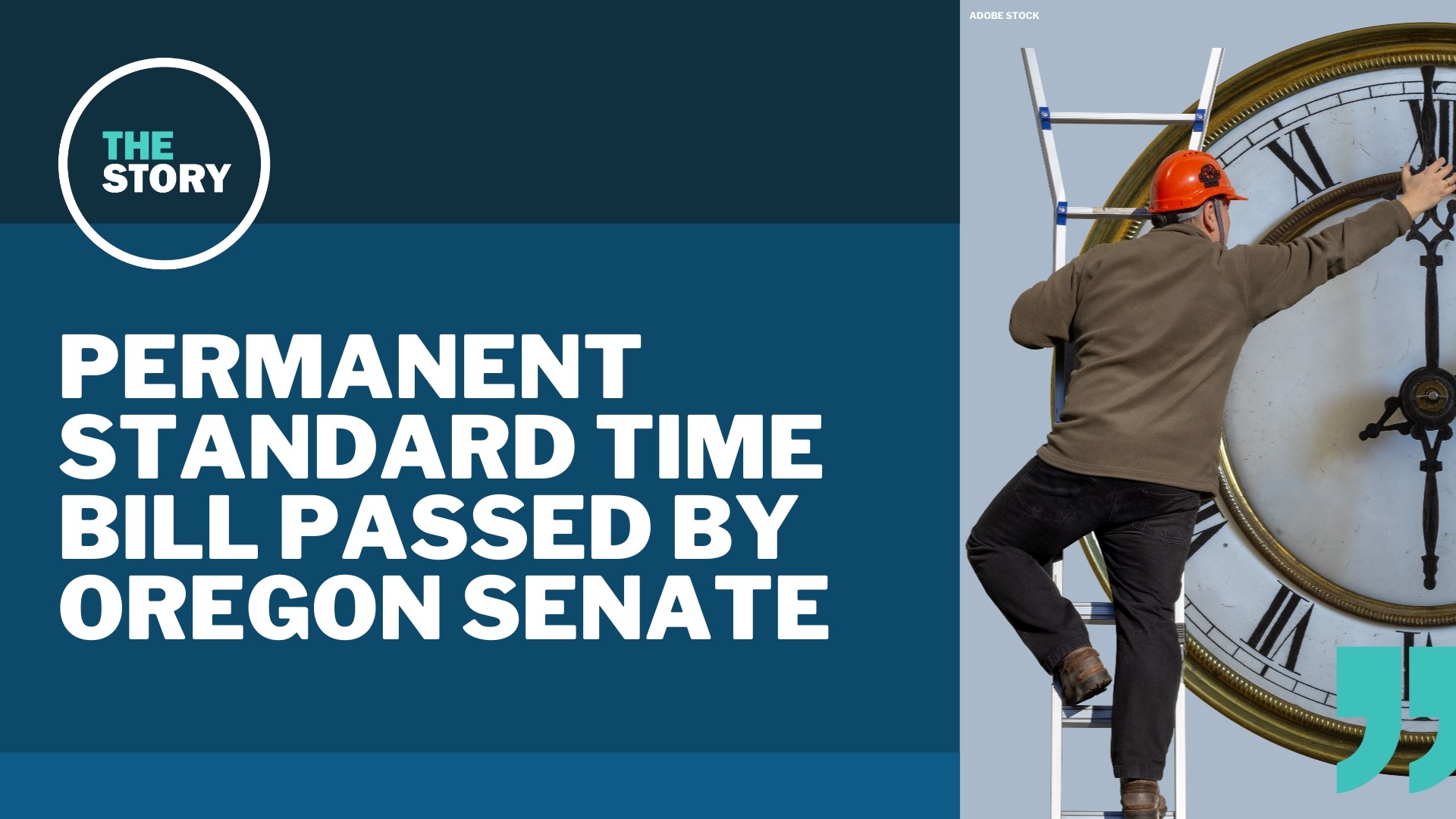 The permanent standard time bill relies on Washington and California making a similar switch. Also, a brief update on HB 4002, which would recriminalize drugs.