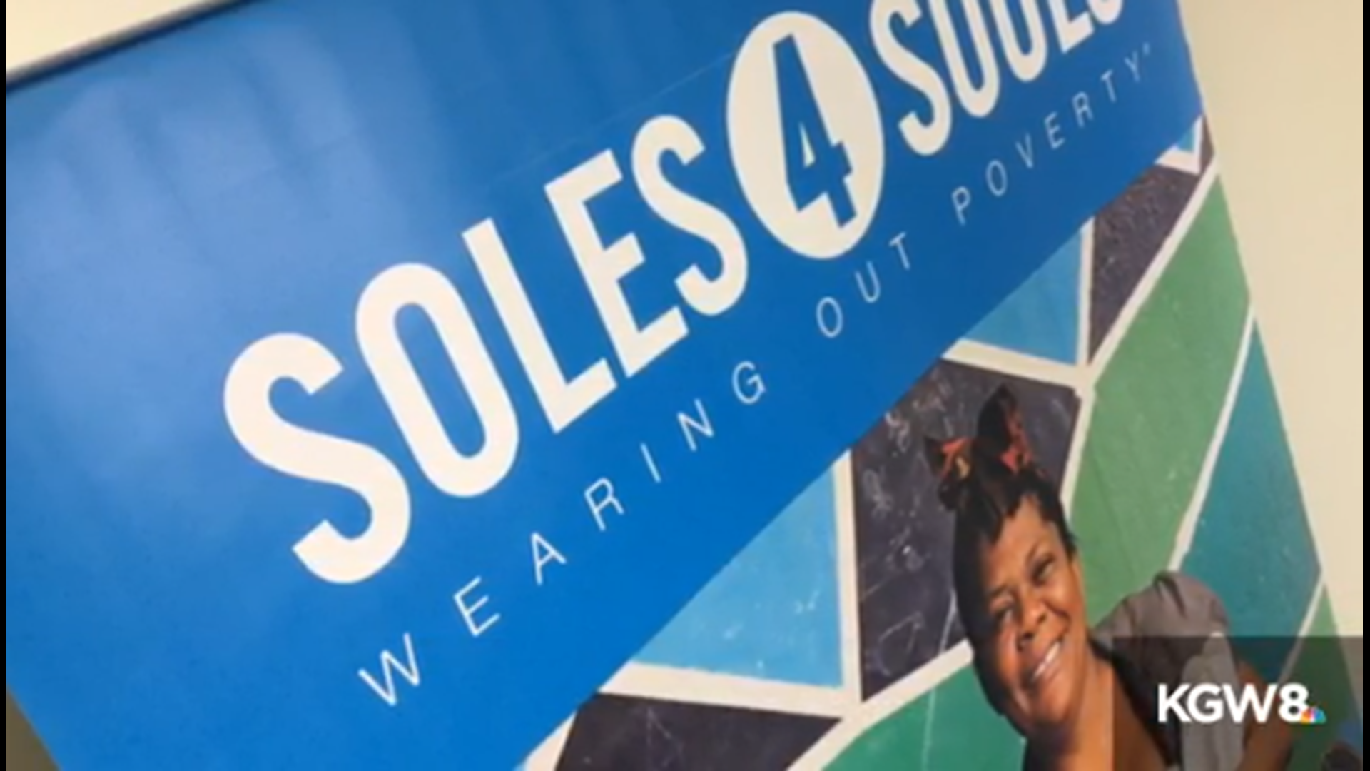 Soles4Souls helps people in poverty around the world by giving them gently-used or new shoes.