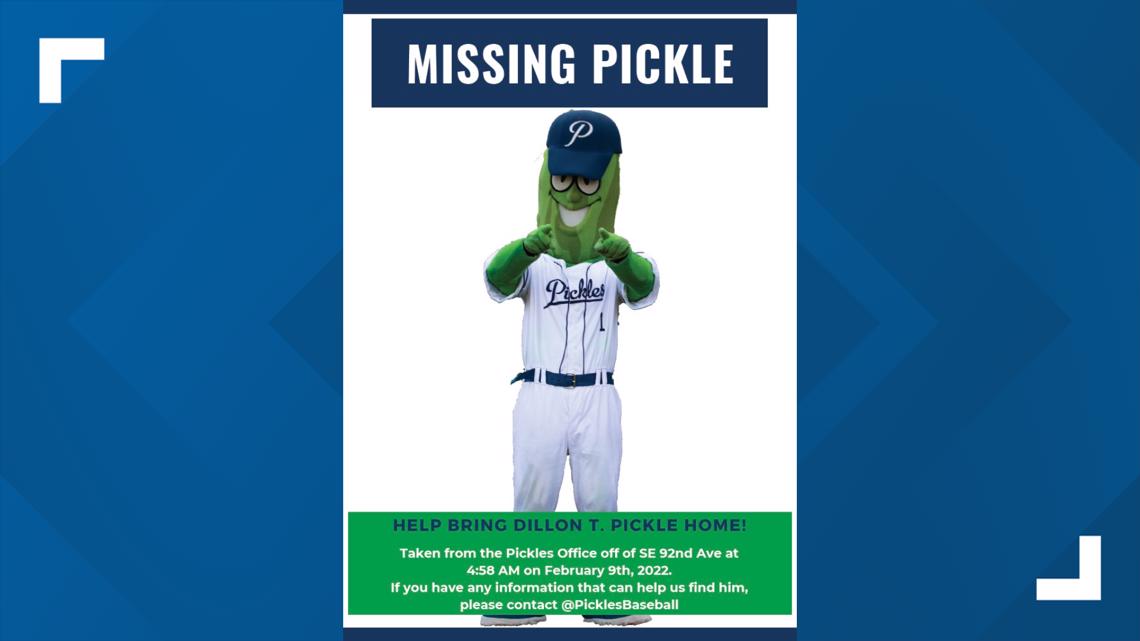 Mascots from around the country join search to find pilfered Portland  Pickles mascot