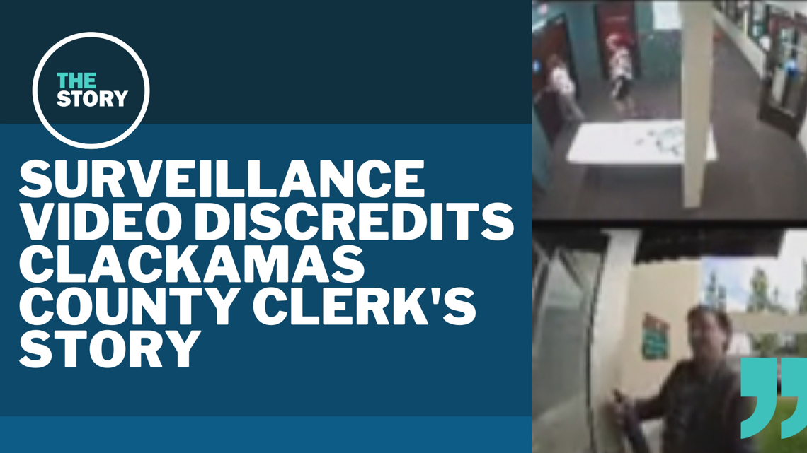 Video shows Clackamas County Clerk was in office when Schrader staffer was let in early, despite her claims otherwise