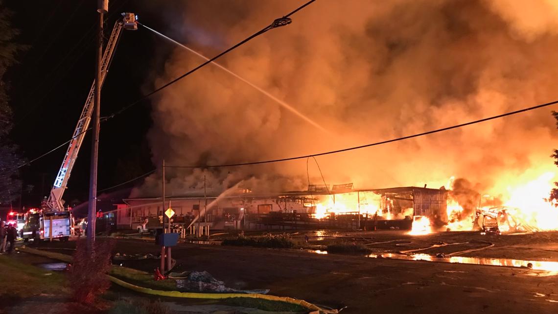4-alarm fire damages, destroys businesses in Mt. Angel - Vimarsana News