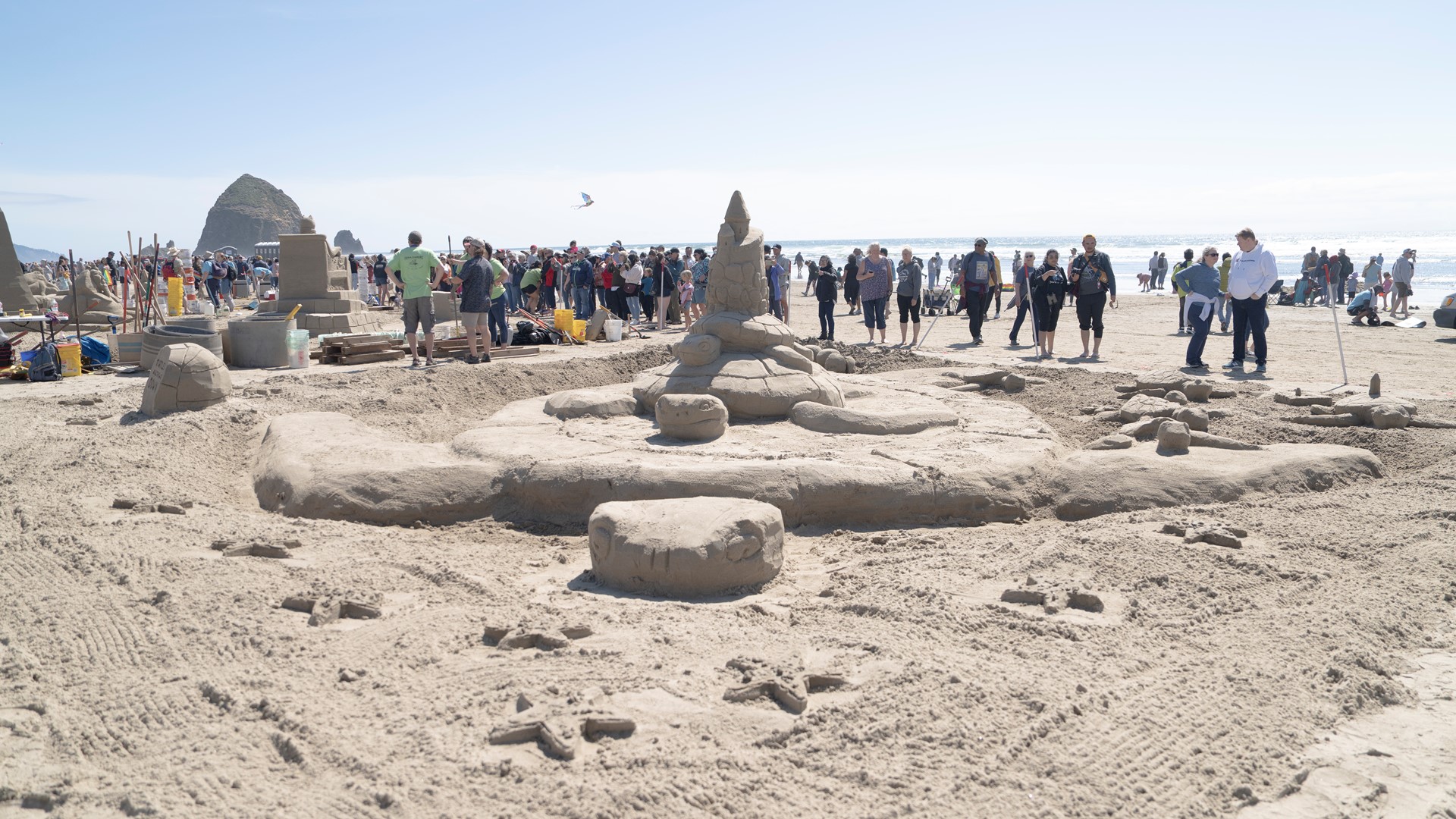 Artists thrill at Cannon Beach sandcastle contest