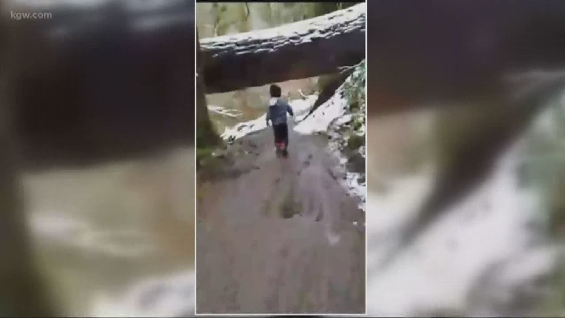 A mom spent the night in Sliver Falls State Park with her 3-year-old son after getting lost on a hike.