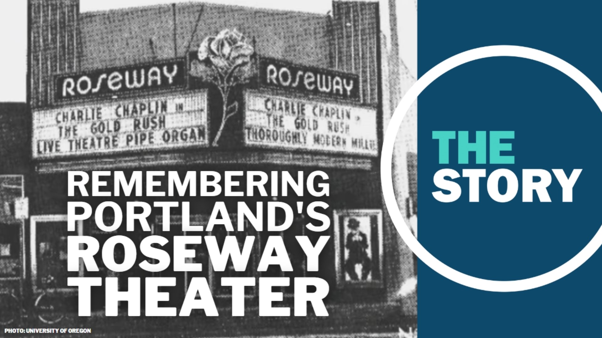 The Roseway Theater in Northeast Portland was destroyed in a fire over the weekend. The cause is still under investigation.