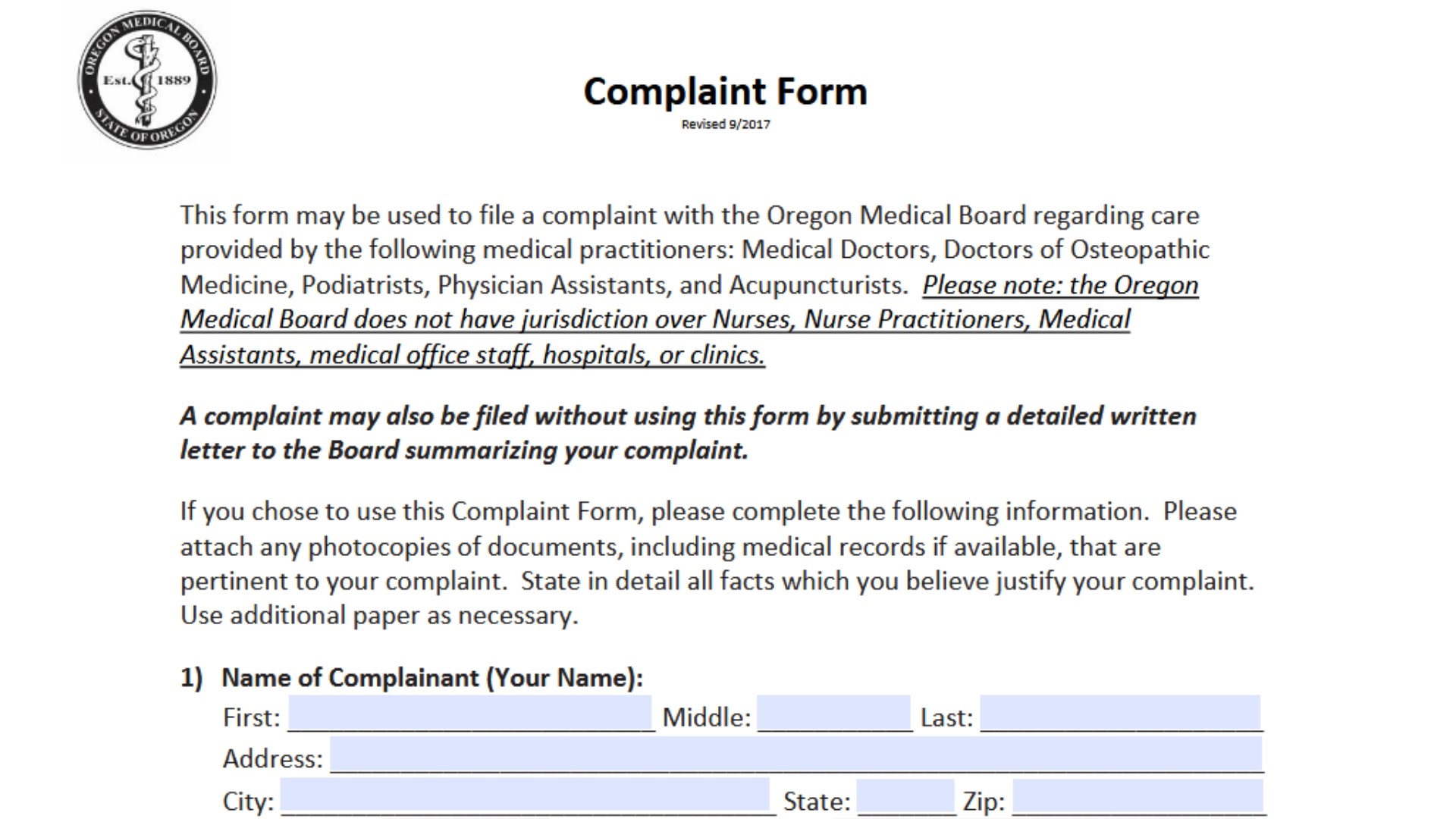 How to file a complaint about your doctor