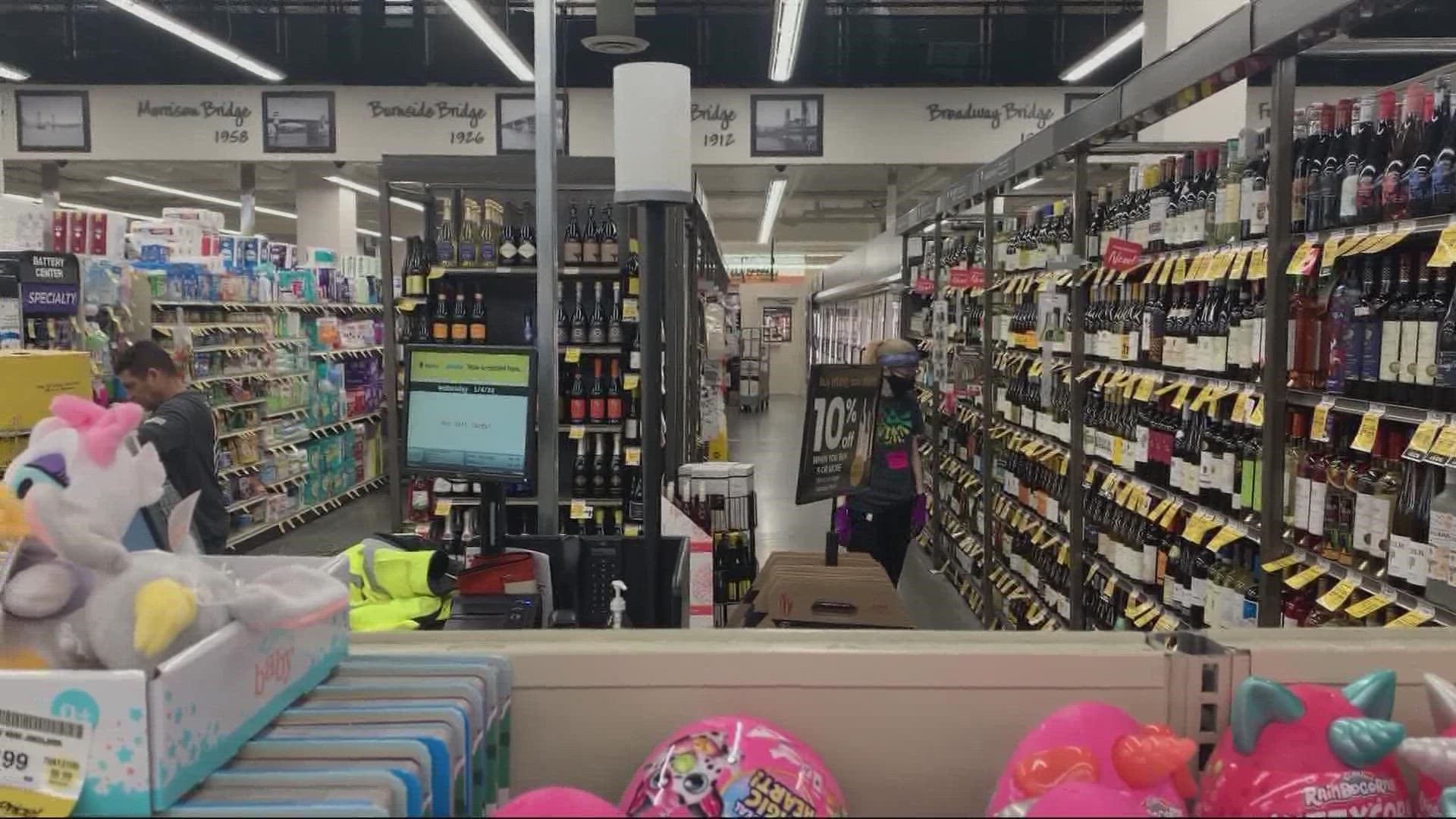 In an attempt to curb shoplifting, the stores launched a secured area within the store with the most "lifted" items — away from the exit doors