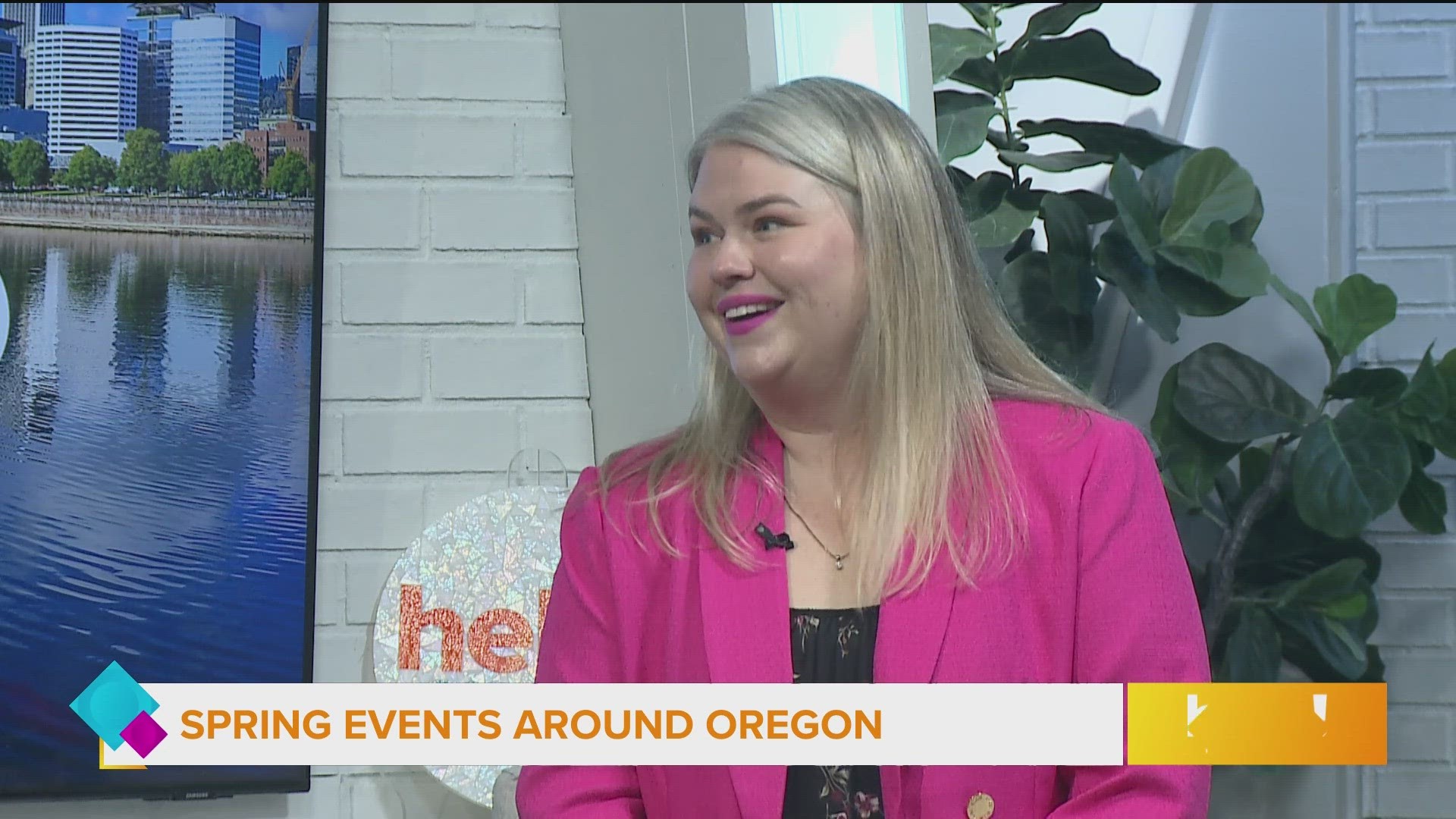 Renee Anderson, known as Wild Oregon Girl on social media, shares events across Oregon involving spring flowers