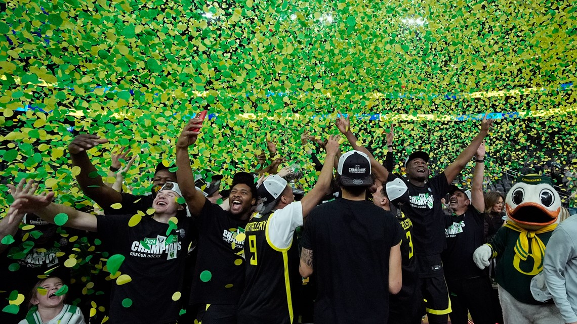 Oregon men win Pac-12 tournament, punch ticket to NCAA Tournament