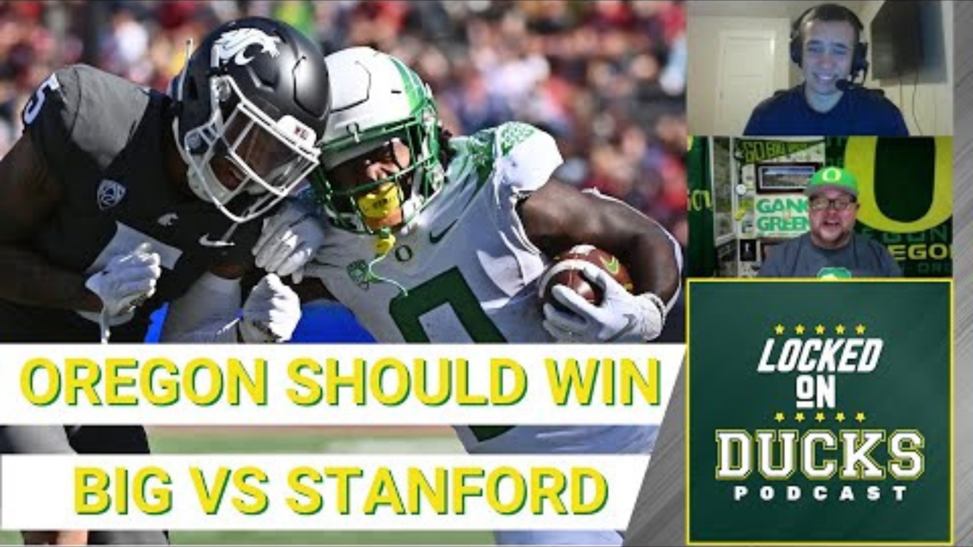 We talk about the reasons why Oregon can and should win big on Saturday, playing host to Stanford.