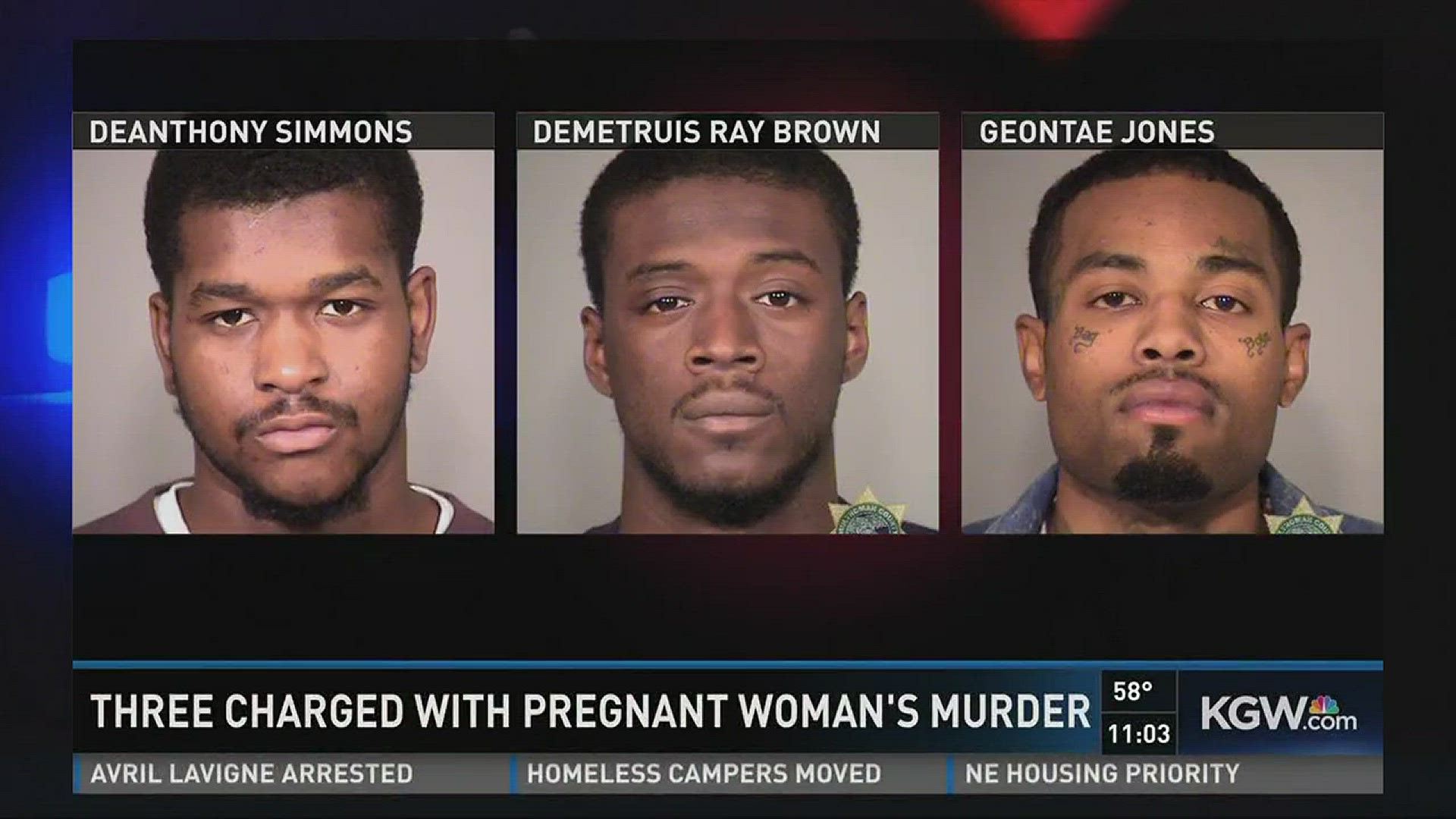 Three charged with pregnant woman's murder