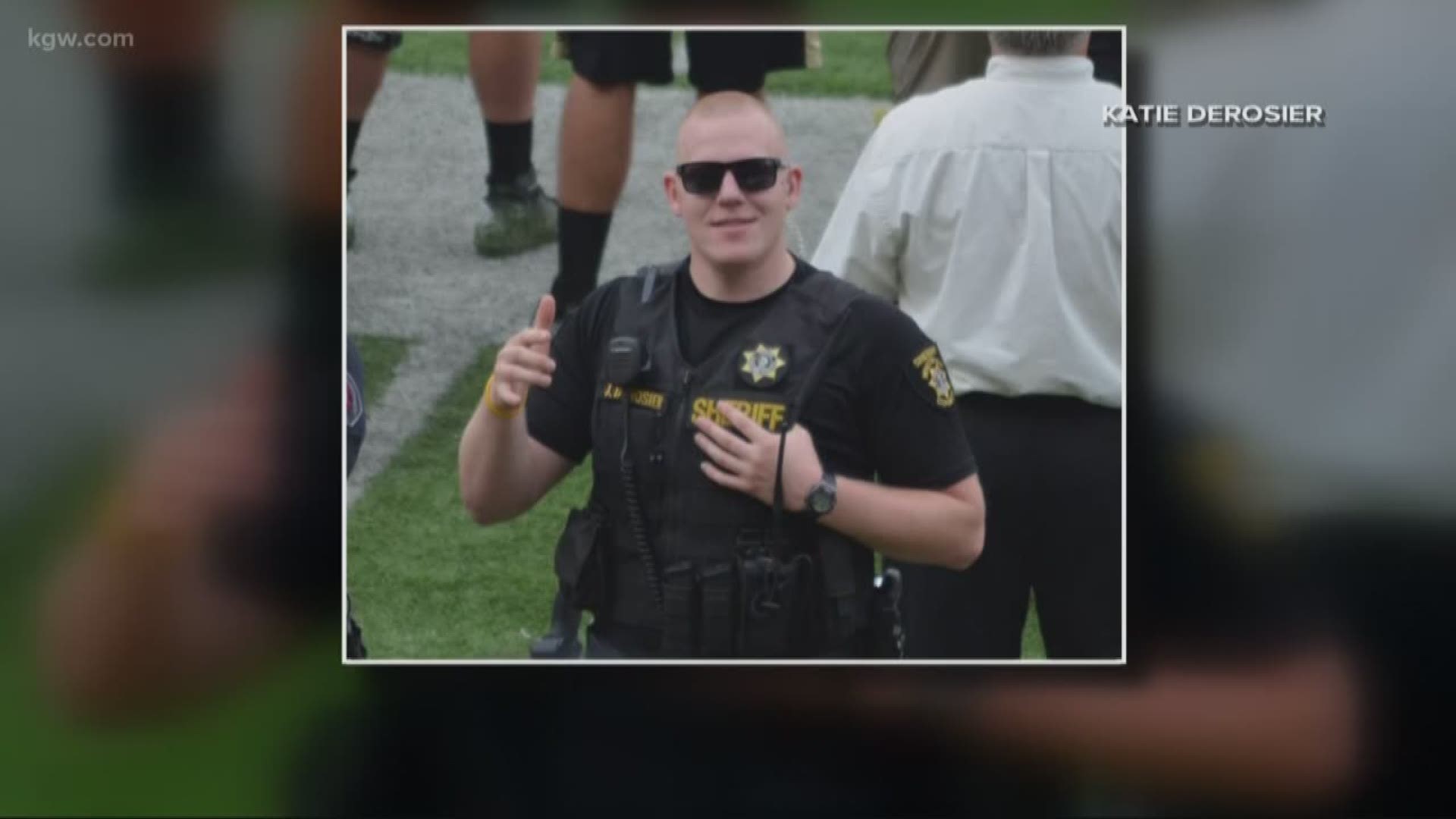 How a community is trying to heal after the killing of Cowlitz County sheriff’s deputy Justin Derosier.