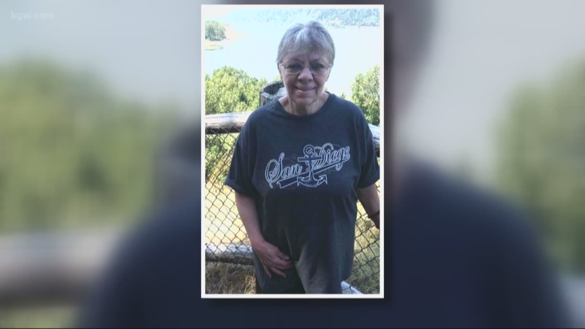 The family of a woman stabbed to death inside a Beaverton Wells Fargo Bank describes her as loving and kind. They don't understand why a robber took her life.