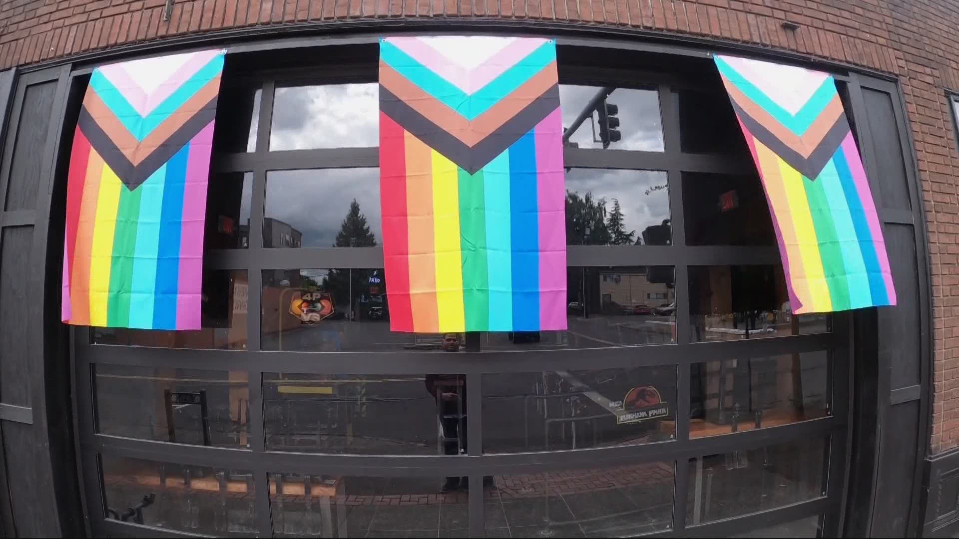 A Vancouver bar is responding to vandalism related to Pride Month. Staff arrived to find Pride banners town down. Devon Haskins reports.