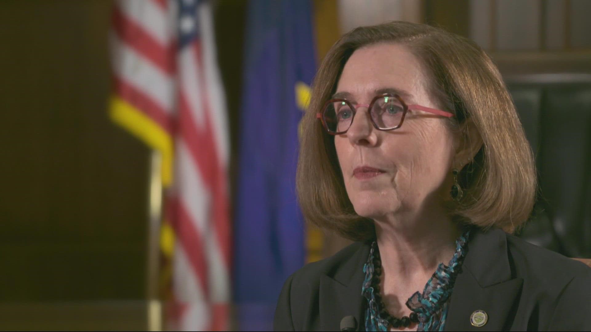 Oregon Governor Kate Brown sat down with KGW's Cristin Severance to discuss vaccine mandates, face mask requirements, the recent heat wave and more.