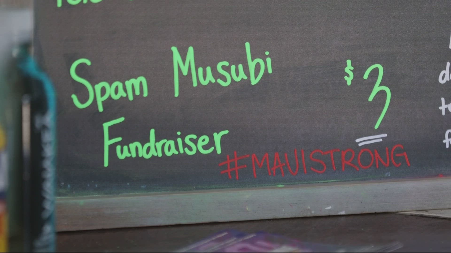 Grind with Tryz on Northeast Alberta is selling spam musubis for $3. It’s part of a fundraiser for the people of Maui displaced by wildfires.