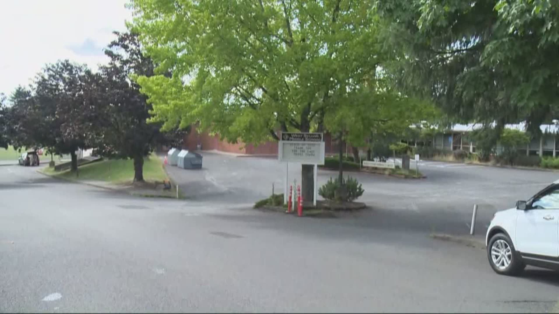 Beaverton police detectives were investigating suspected sex trafficking when they said a suspect tried to ram an officer with his car.