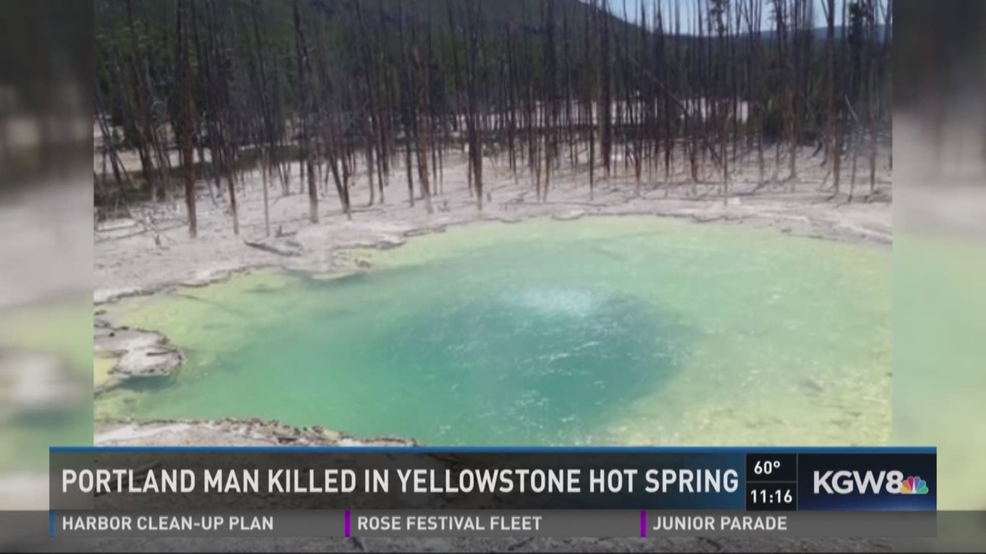 Portland man killed in Yellowstone hot spring