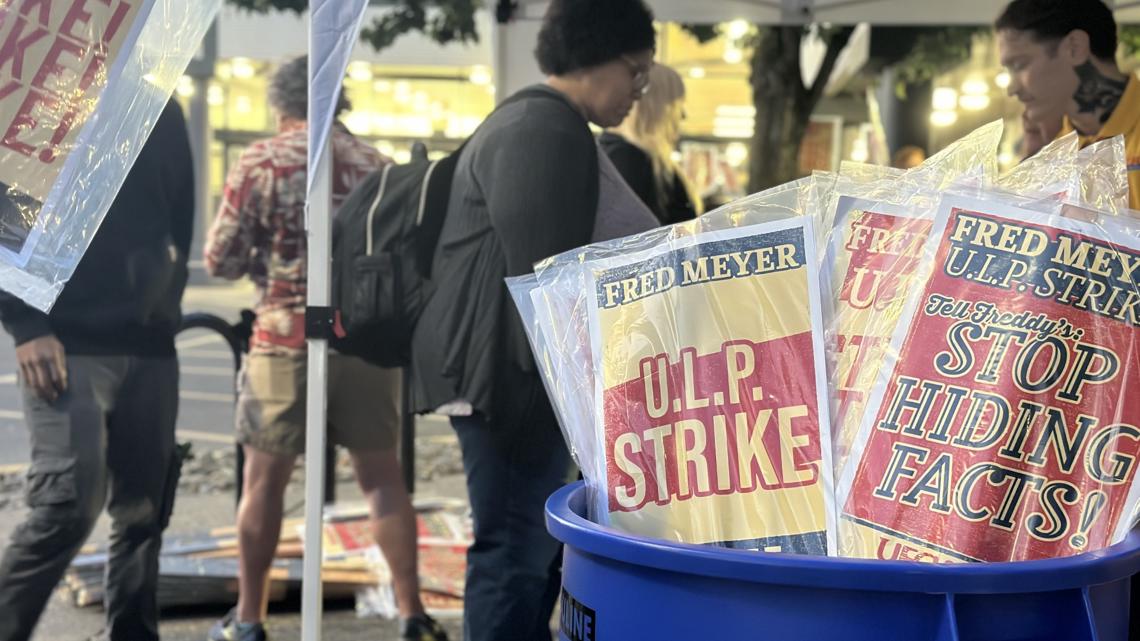 Fred Meyer strike in Portland Why are workers on strike kgw