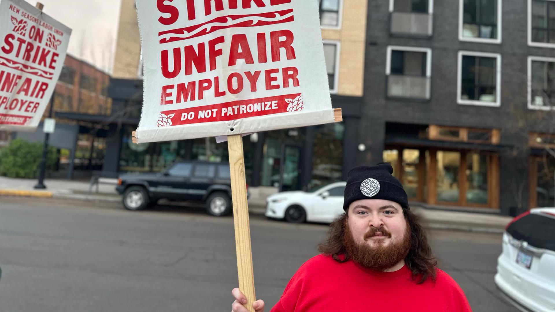 The union represents about 1,000 workers across 11 of the company's 21 Portland-area stores. The impacted stores were all still open Wednesday.