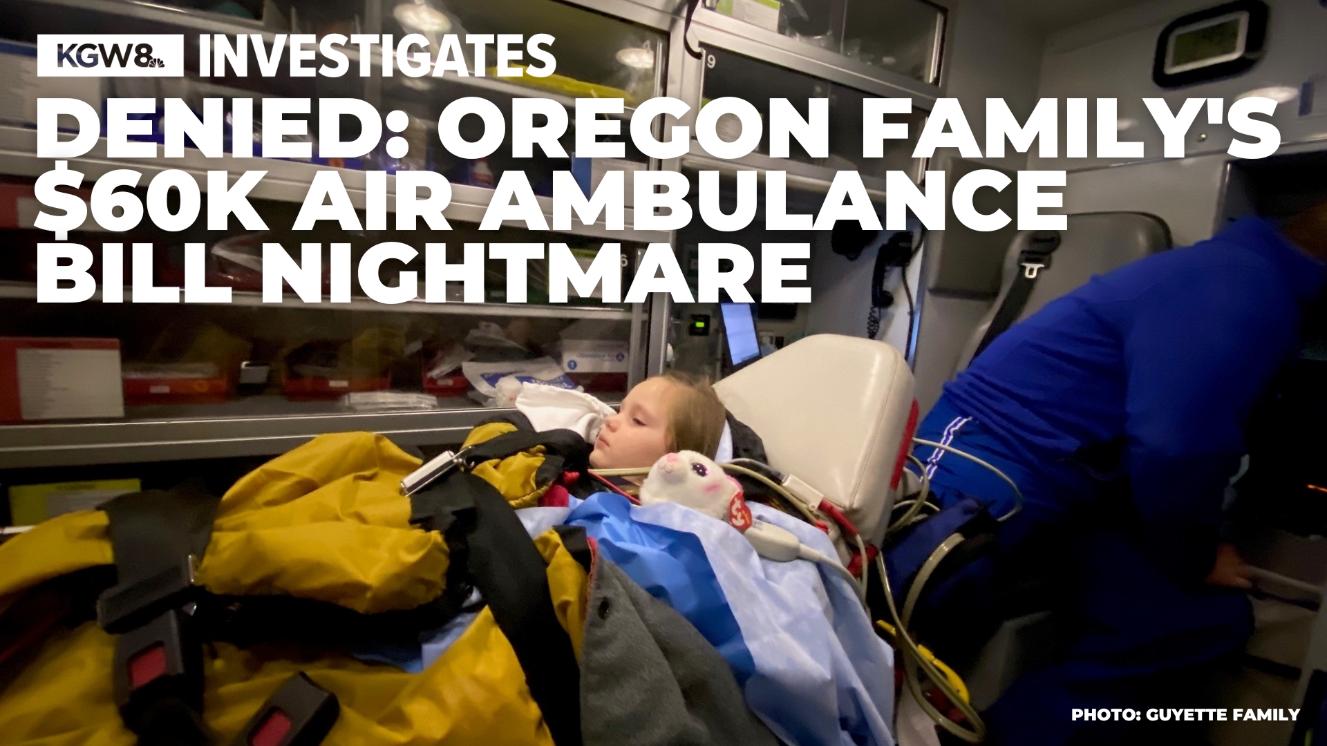 The insurer denied the claim because the air ambulance ride was "not medically necessary." Anthem Blue Cross Blue Shield reversed its decision after KGW reached out.