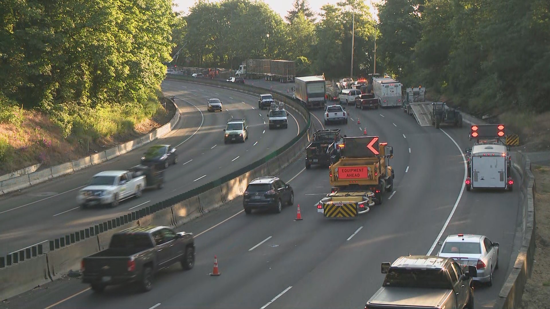 I-5 northbound reopens after semi truck crash | kgw.com