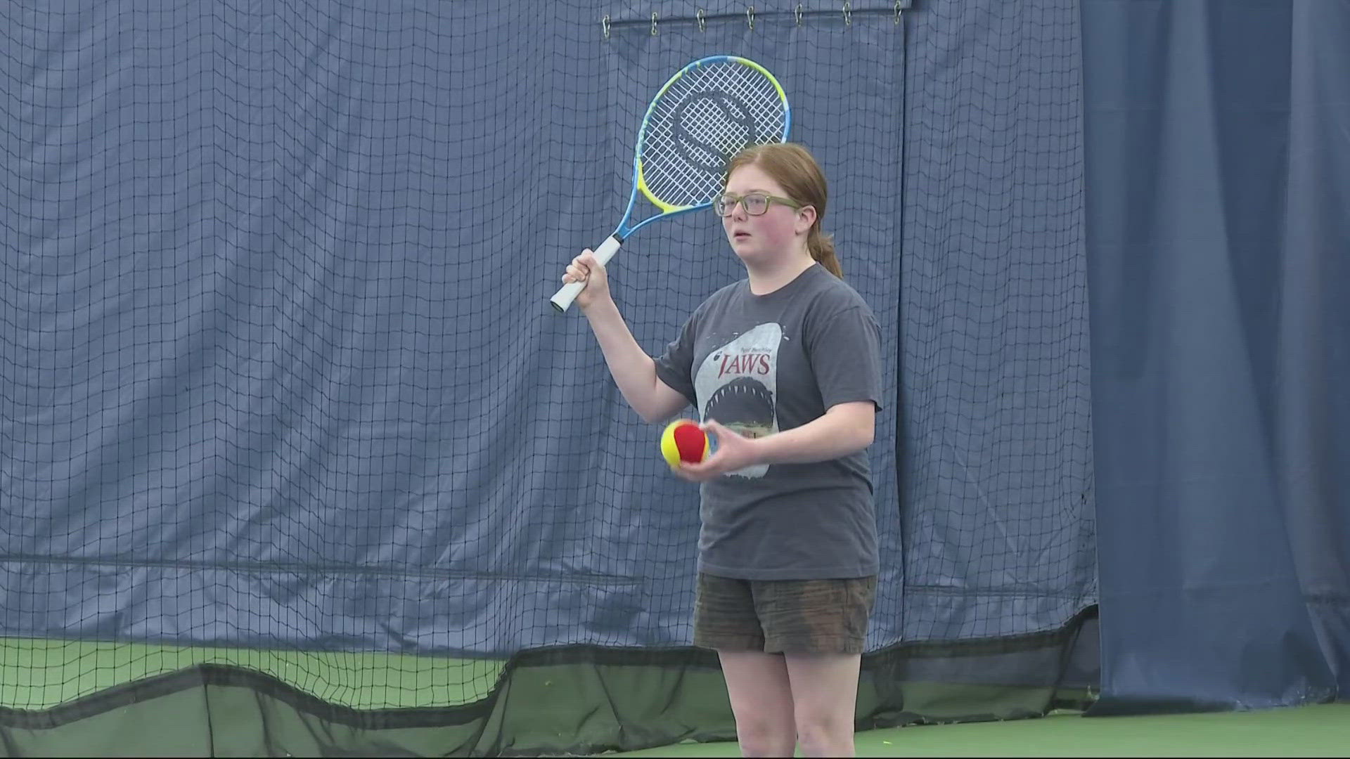 Blind tennis has been a sport since 1984, and it’s now played all over the world. This local event brings in mostly new players to help learn the ropes.