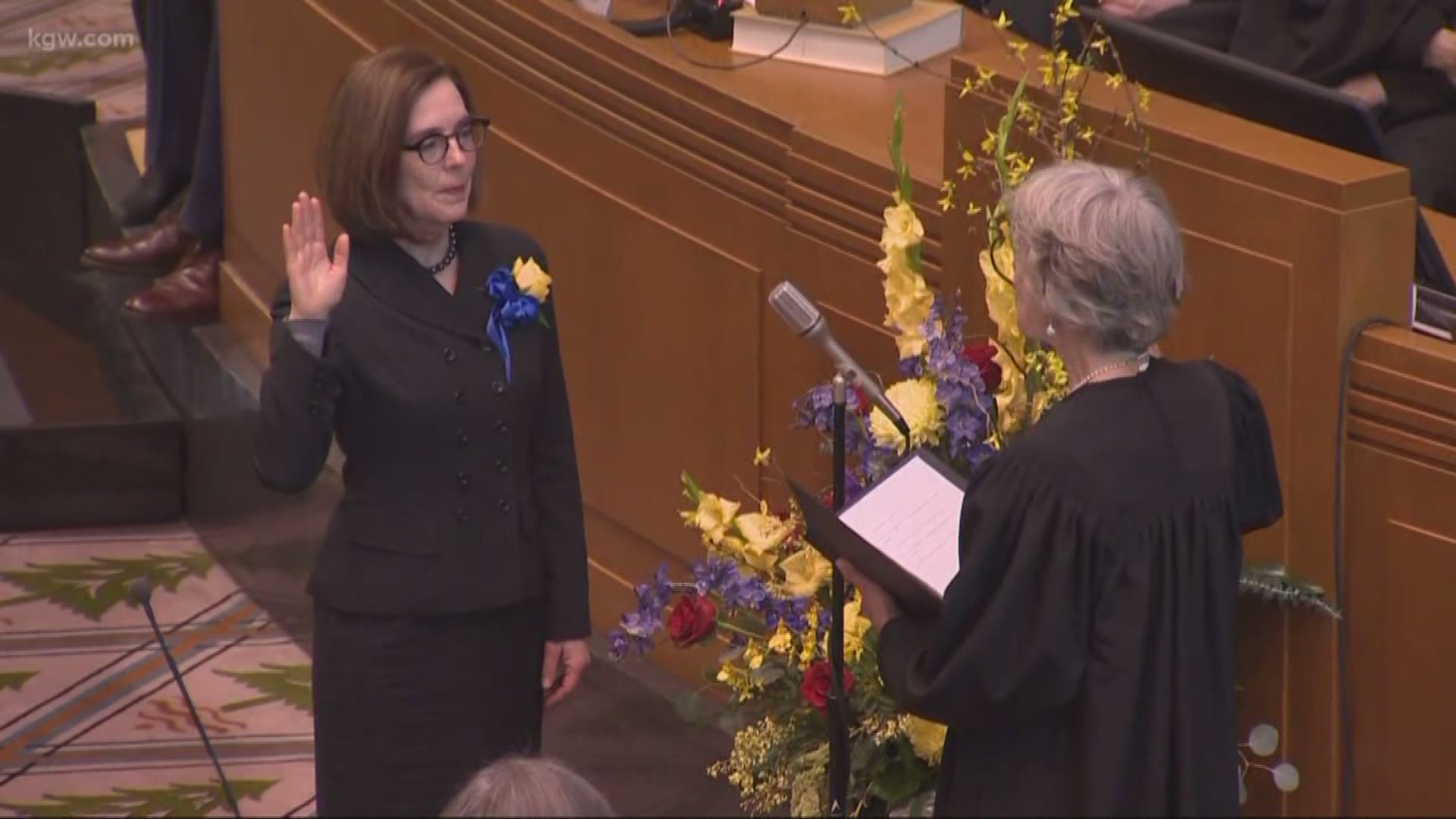Gov. Kate Brown focused on education, housing and more during her inaugural address.