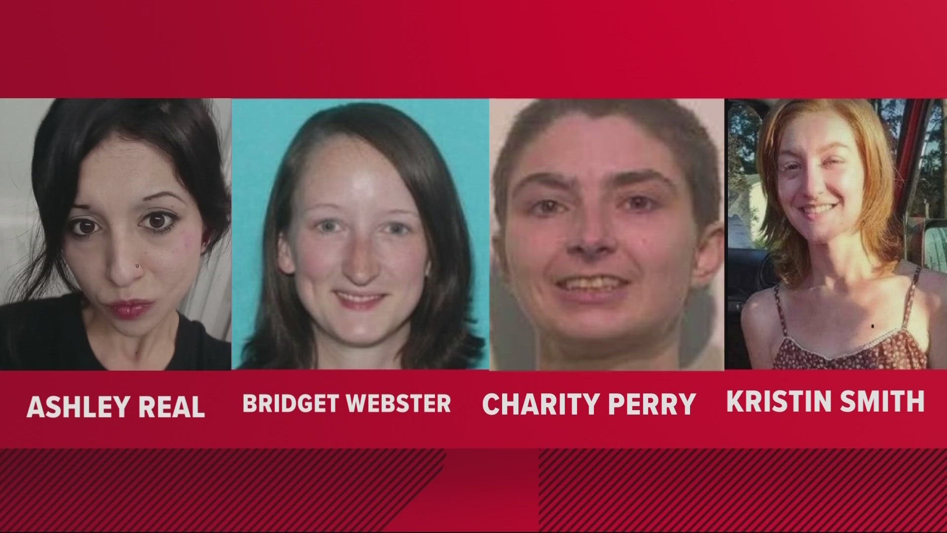 The four women were found dead in and around Portland over the past six months. Authorities say they have identified a person of interest.